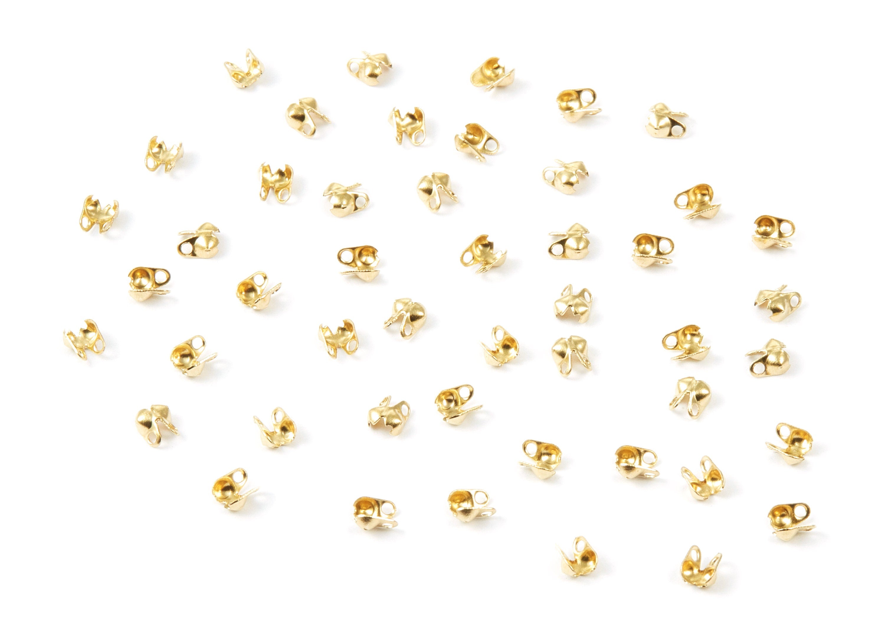 1.5 Ball Chain Clasp - 1.5 Raw Brass Chain Clasp - Raw Brass Connector Clasp - Jewelry Supplies - 4x2.5mm - PP1675 - DOMEDBAZAAR