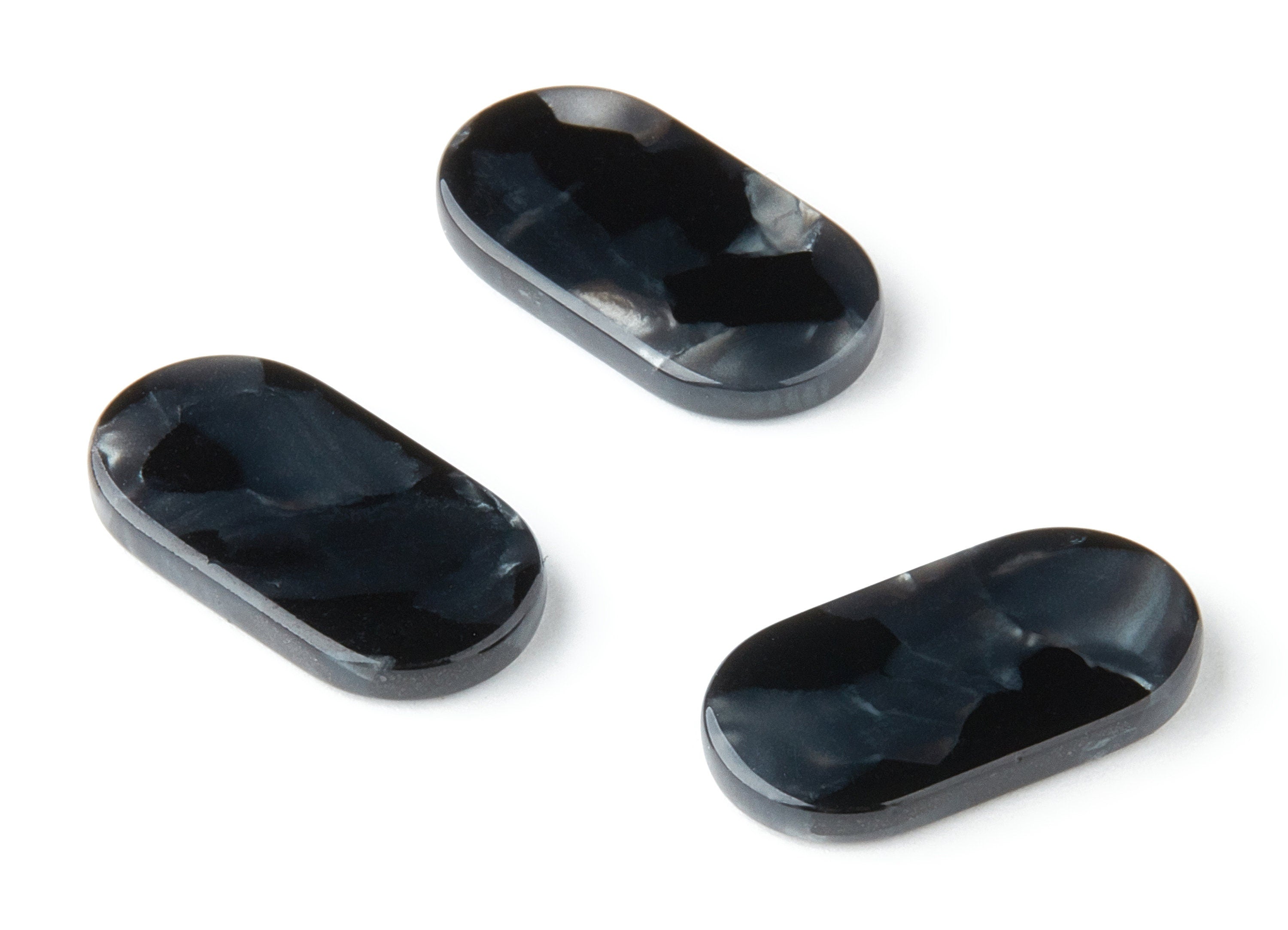 Acetate Oval Charms - Oval Earrings and Pendant - Earring Findings - Jewelry Supplys - Color Code: A48 - 19.9x10.6x2.5mm - AC1540-A48 - DOMEDBAZAAR