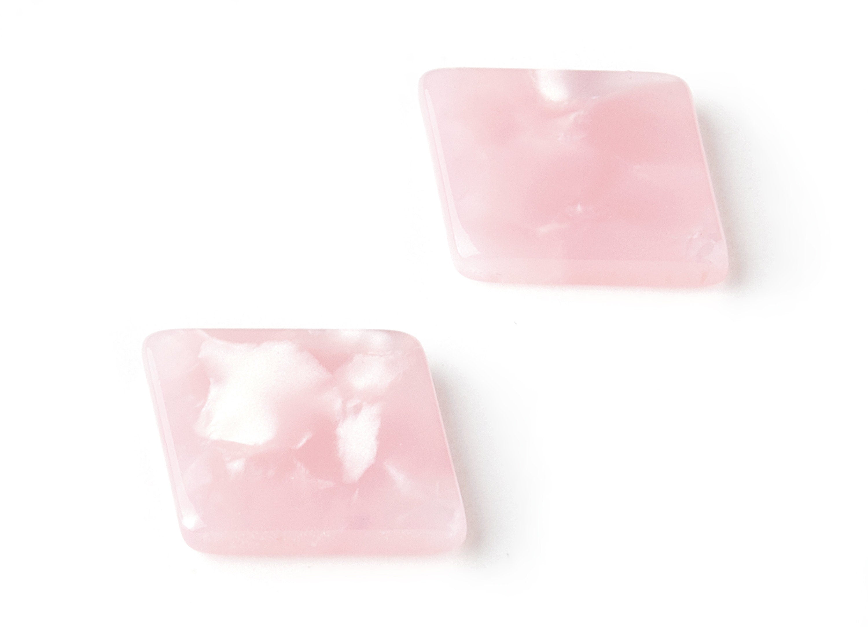 Acetate Rhombus Earring Charms - Rhombus Pendant - Earring Findings - Jewelry Supplies - Color Code: A28 - 20.9x17.5x2.4mm - AC1543-A28 - DOMEDBAZAAR