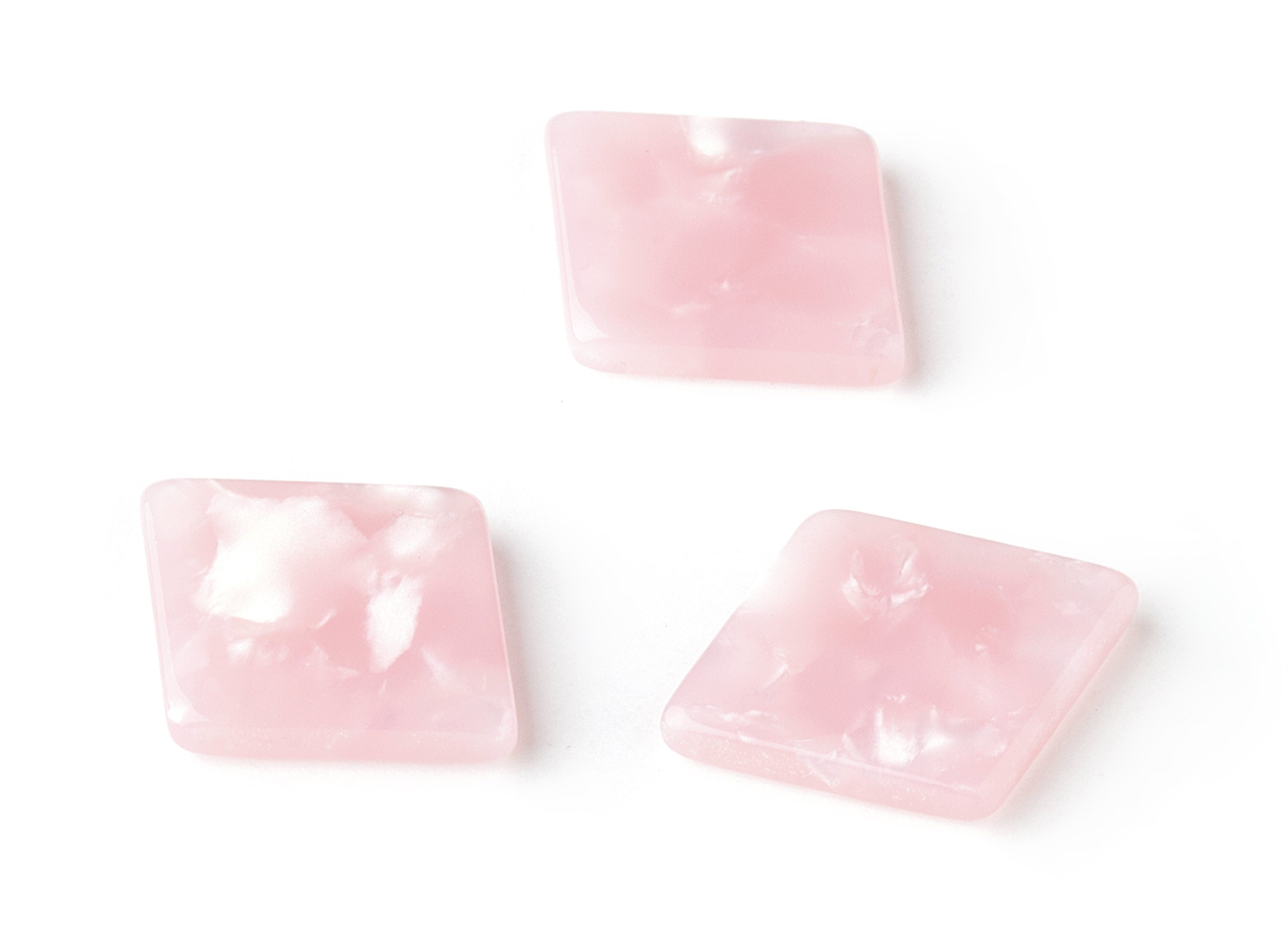 Acetate Rhombus Earring Charms - Rhombus Pendant - Earring Findings - Jewelry Supplies - Color Code: A28 - 20.9x17.5x2.4mm - AC1543-A28 - DOMEDBAZAAR