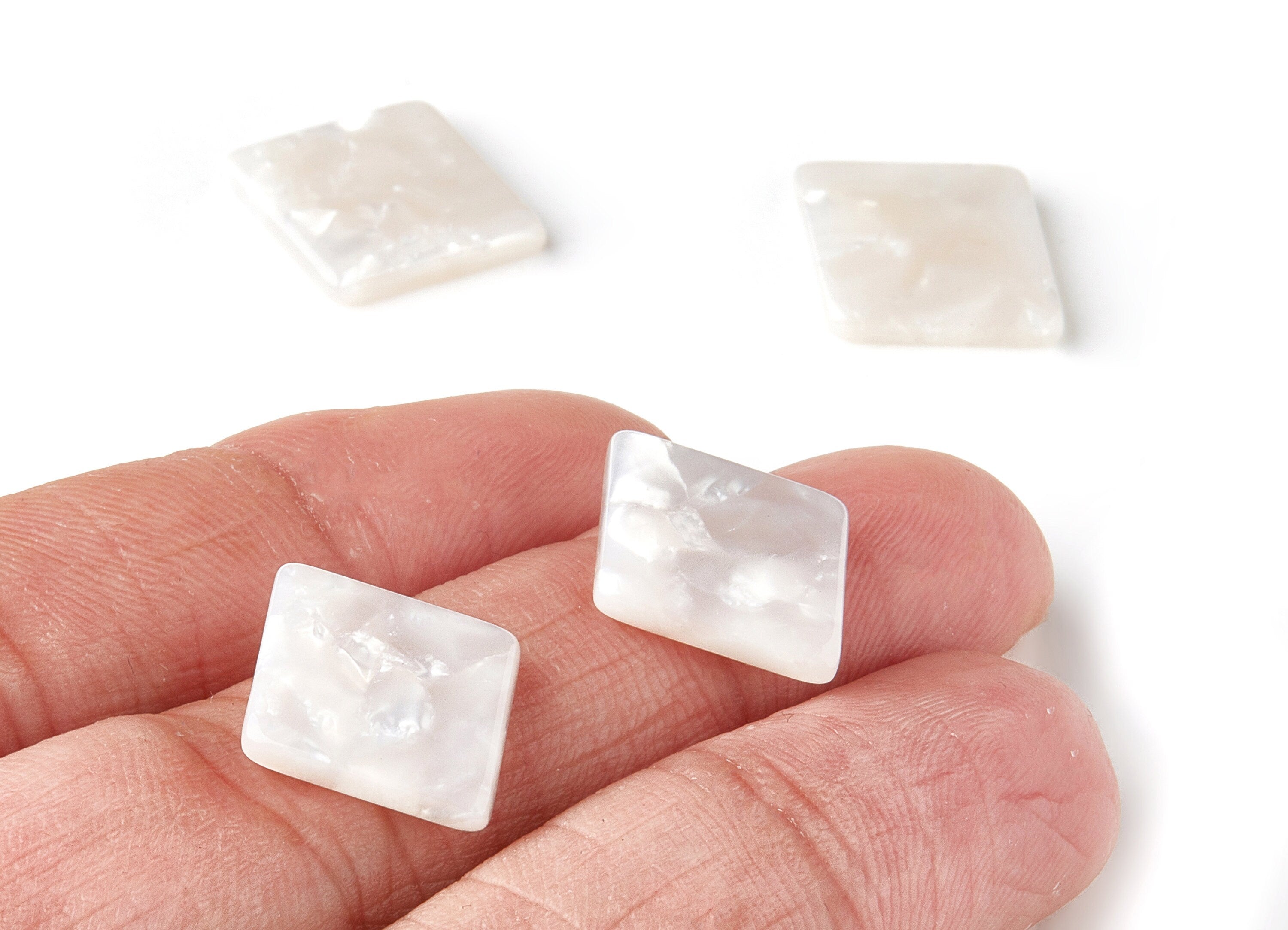 Acetate Rhombus Earring Charms - Rhombus pendant - Earring Findings - Jewelry Supplies - Color Code: A12 - 20.9x17.5x2.4mm - AC1543-A12 - DOMEDBAZAAR