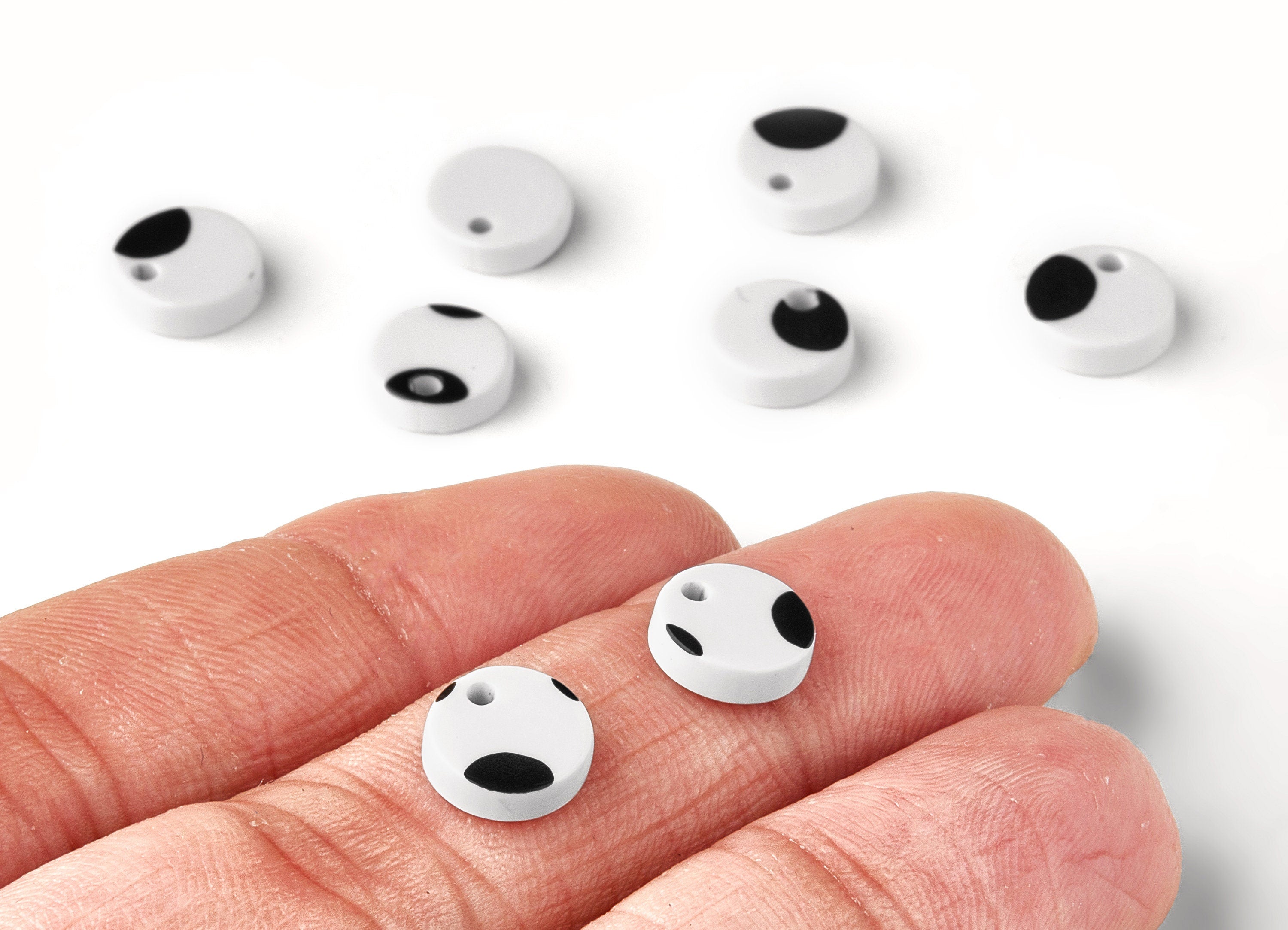 Acrylic Circle Charms - Circle Earring and Pendant - Earring Findings - Jewelry Supplies - Color Code: A277 - 8.82x8.82x2.7mm - AC1116-A277 - DOMEDBAZAAR