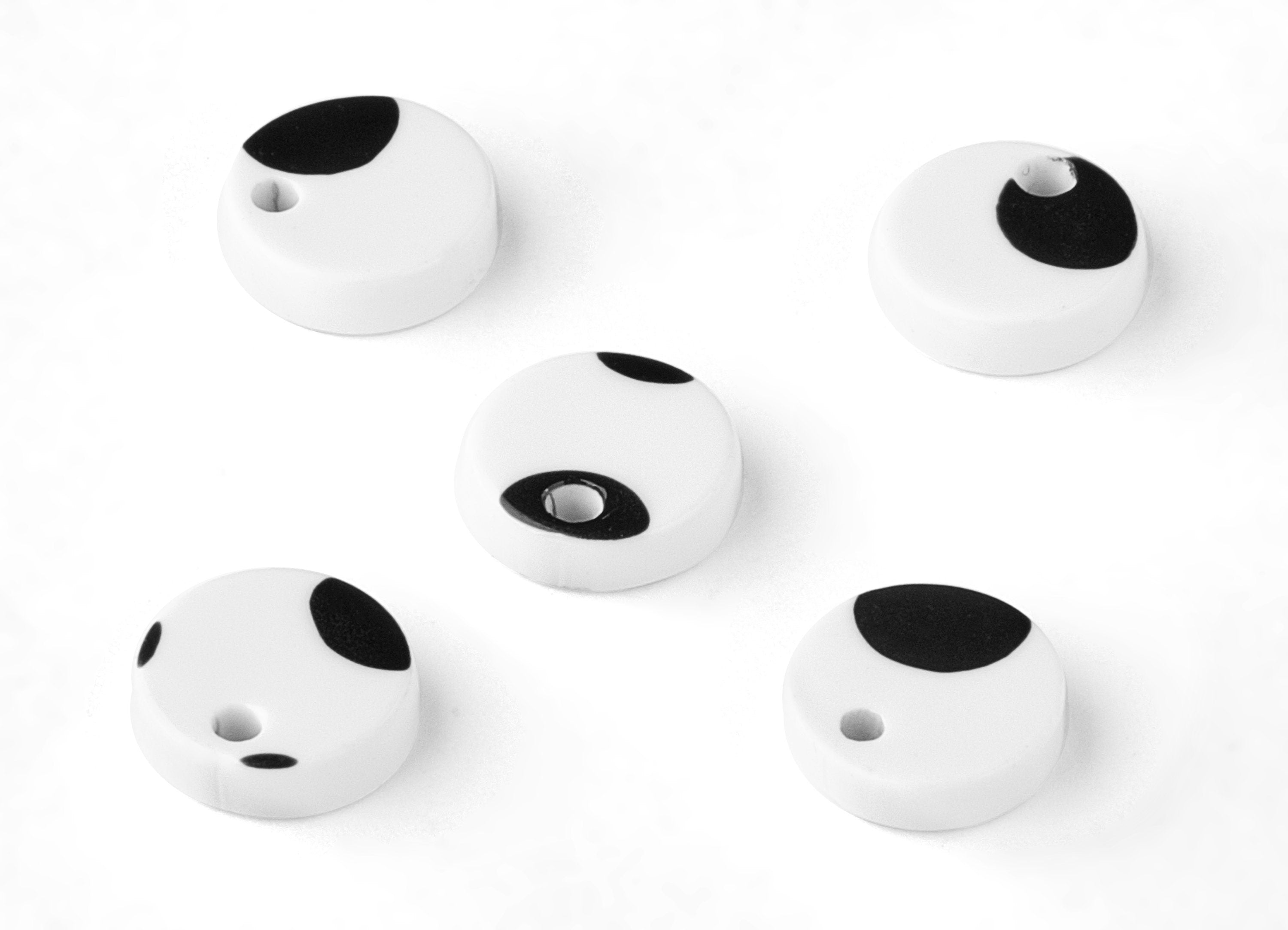 Acrylic Circle Charms - Circle Earring and Pendant - Earring Findings - Jewelry Supplies - Color Code: A277 - 8.82x8.82x2.7mm - AC1116-A277 - DOMEDBAZAAR