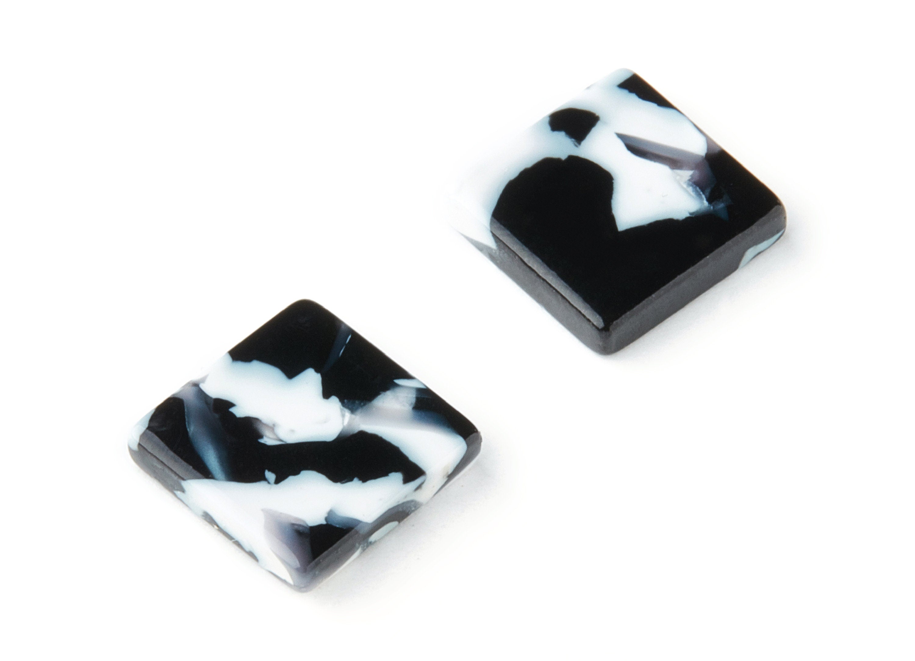 Acetate Square Earring Charms - Square Pendant - Earring Findings - Jewellery Supplies - Color Code: A17 - 11.74x11.74x2.45mm - AC1420F - DOMEDBAZAAR