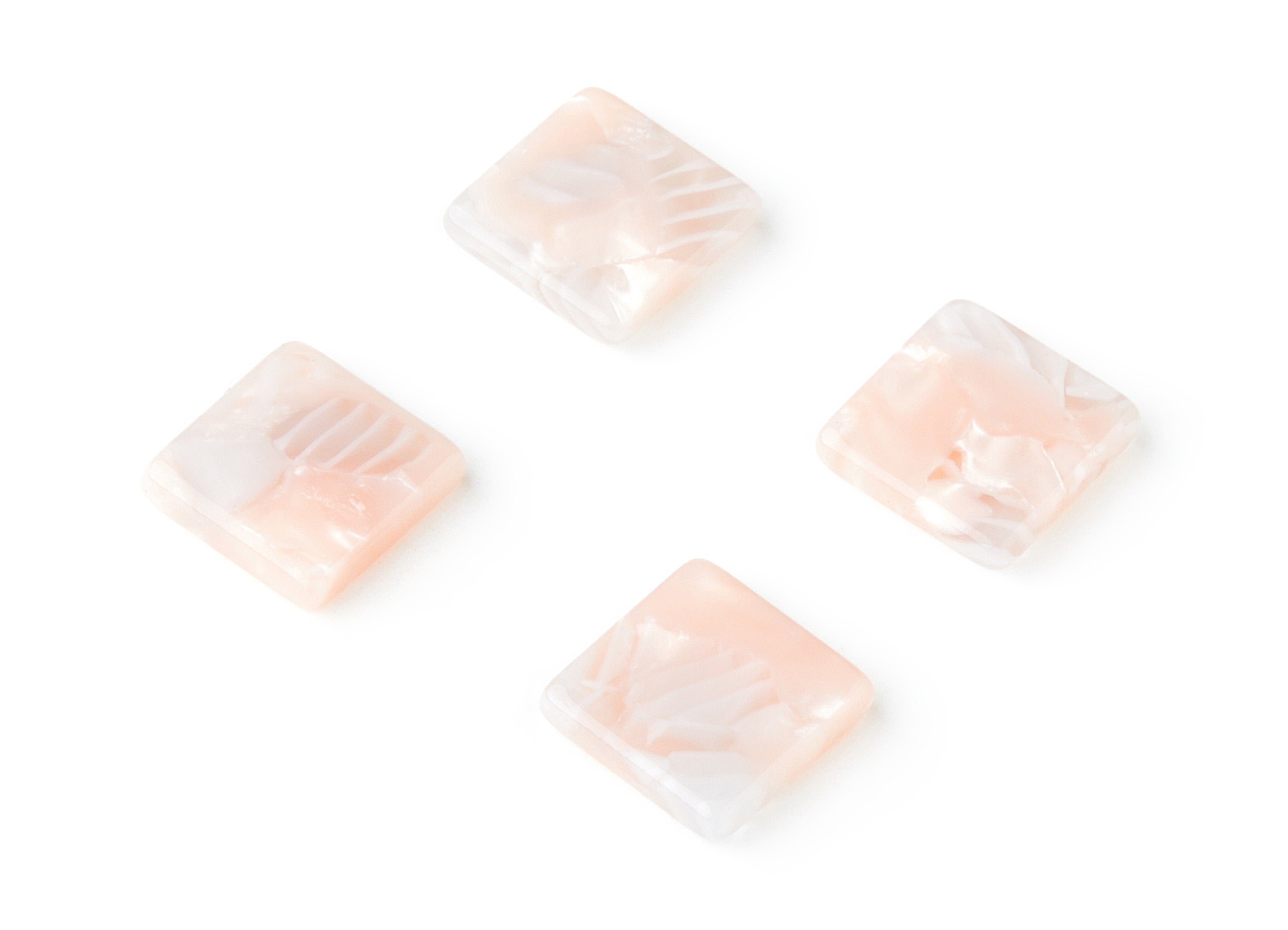 Acetate Square Earring Charms - Square Pendant - Earring Findings - Jewelry Supplies - Color Code: A84 - 11.74x11.74x2.45mm - AC1420H - DOMEDBAZAAR