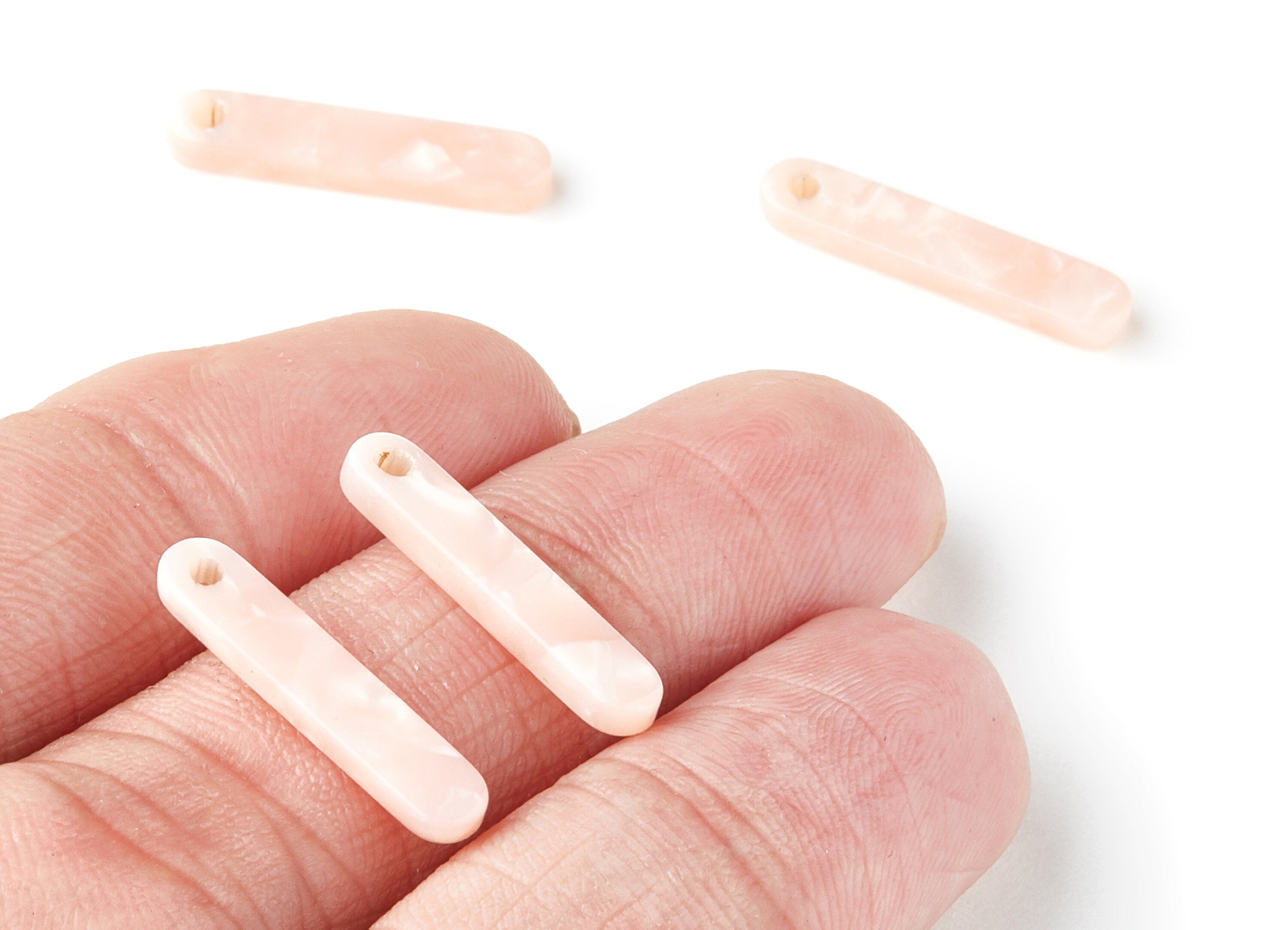 Acetate Stick Earring Charms - Acetate Stick Pendant - Earring Findings - Jewelry Supplies - Color Code: A53 - 20.6x4.27x2.6mm - AC1150M - DOMEDBAZAAR