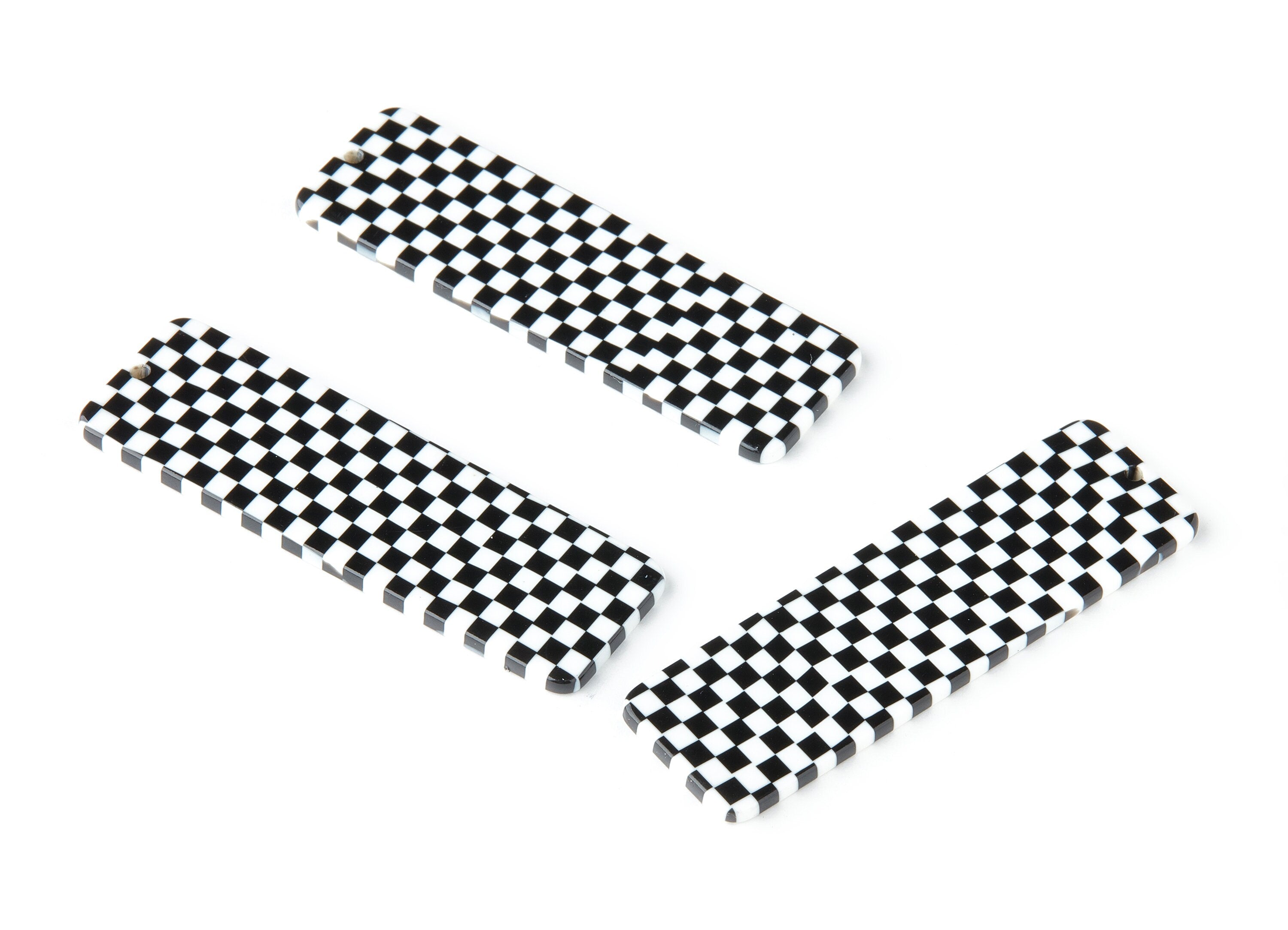 Acetate Rectangular Earring Charms - Rectangular Pendant - Jewelry Supplies - Color Code: A175 - 64.6x19.81x2.4mm - AC1473-A175 - DOMEDBAZAAR