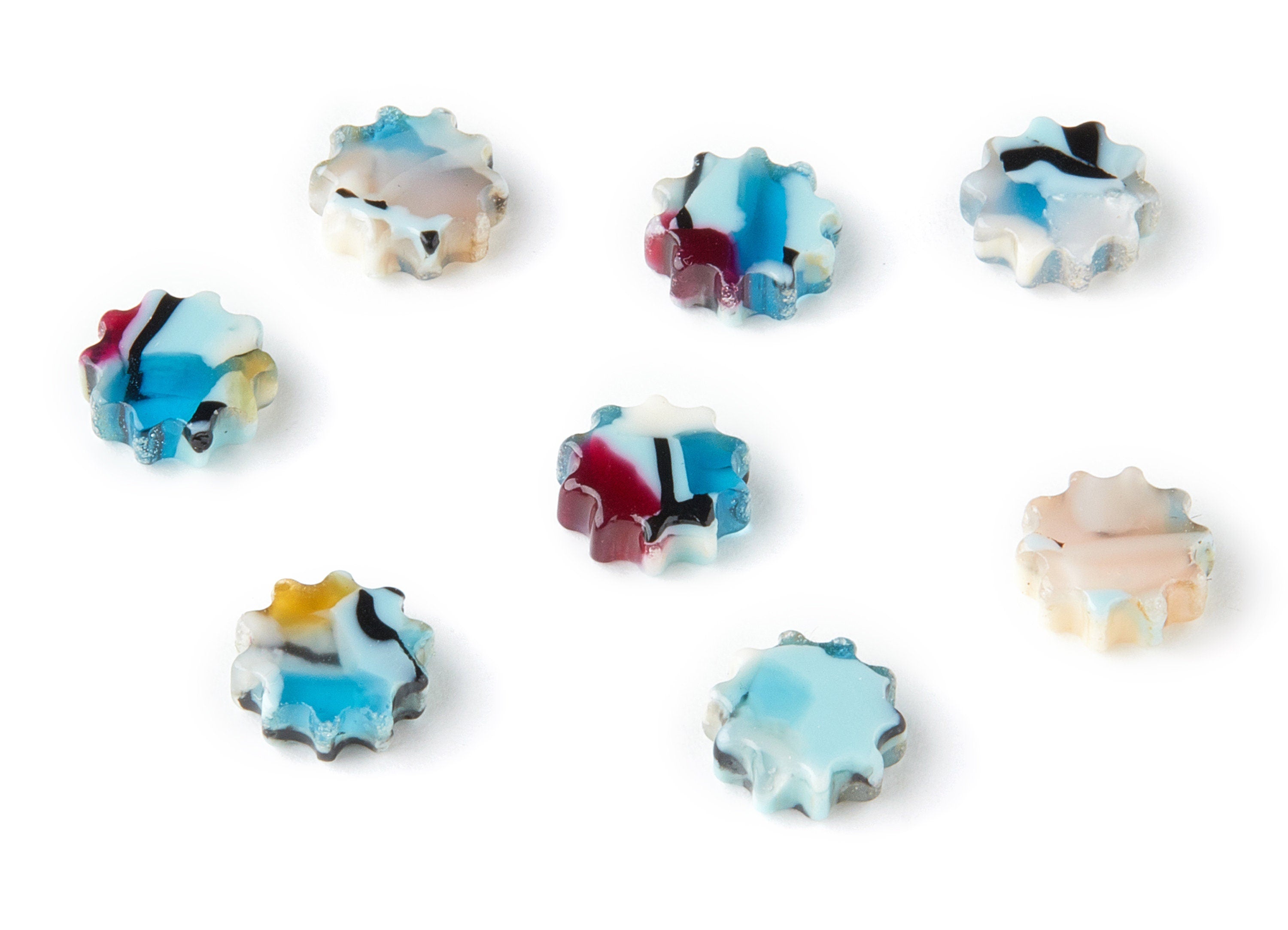 Acetate Sun Charms - Sun Earring and Pendant - Earring Findings - Jewelry Supplys - Color Code: A209 - 8.38x8.38x2.75mm - AC1505-A209 - DOMEDBAZAAR