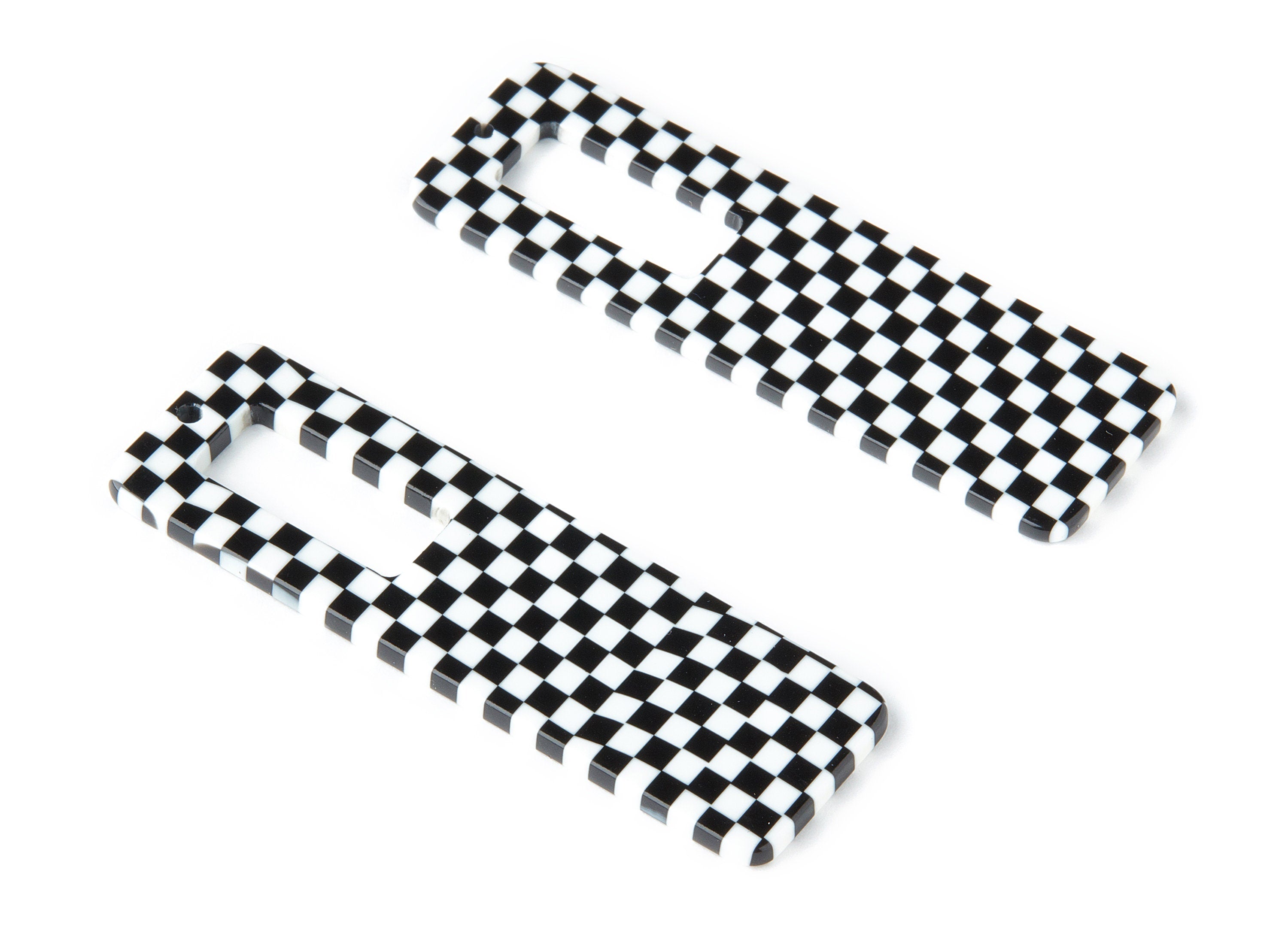 Acetate Rectangle Earring Charm - Rectangle Pendant - Earring Findings - Jewelry Supplies - Color Code: A175 - 64.6x19.8x2.4mm - AC1474-A175 - DOMEDBAZAAR