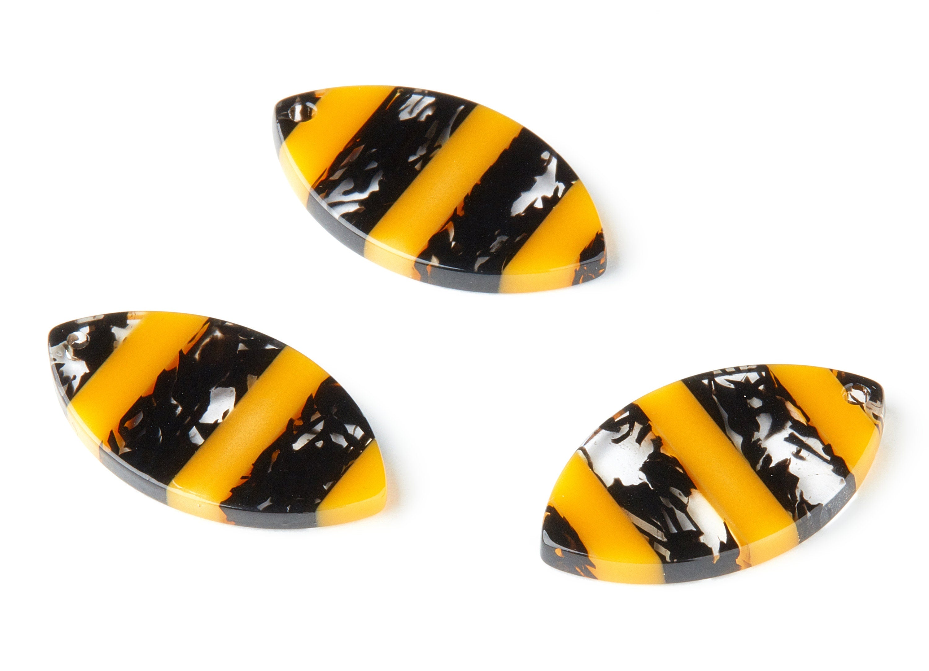 Acetate Teardrop Charms - Teardrop Earrings and Pendant - Earring Findings - Color Code:A216 - 29.13x16.47x2.5mm - AC1517-A216 - DOMEDBAZAAR