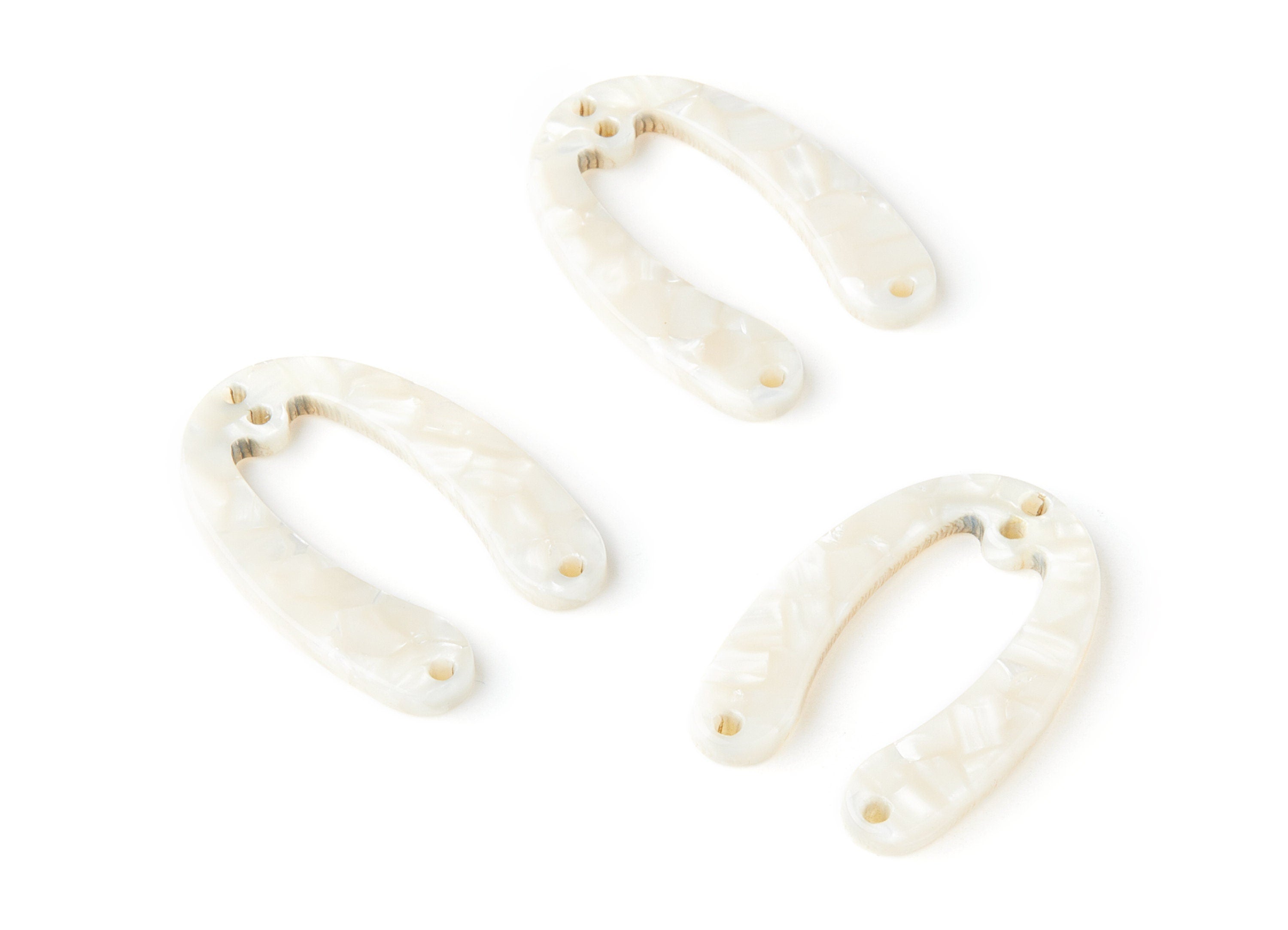 Acetate U Earring Charms - U Pendant With 4 Holes - Earring Findings - Jewelry Supplies - Color Code: A33 - 31.76x22.44x2.7mm - AC1378H - DOMEDBAZAAR