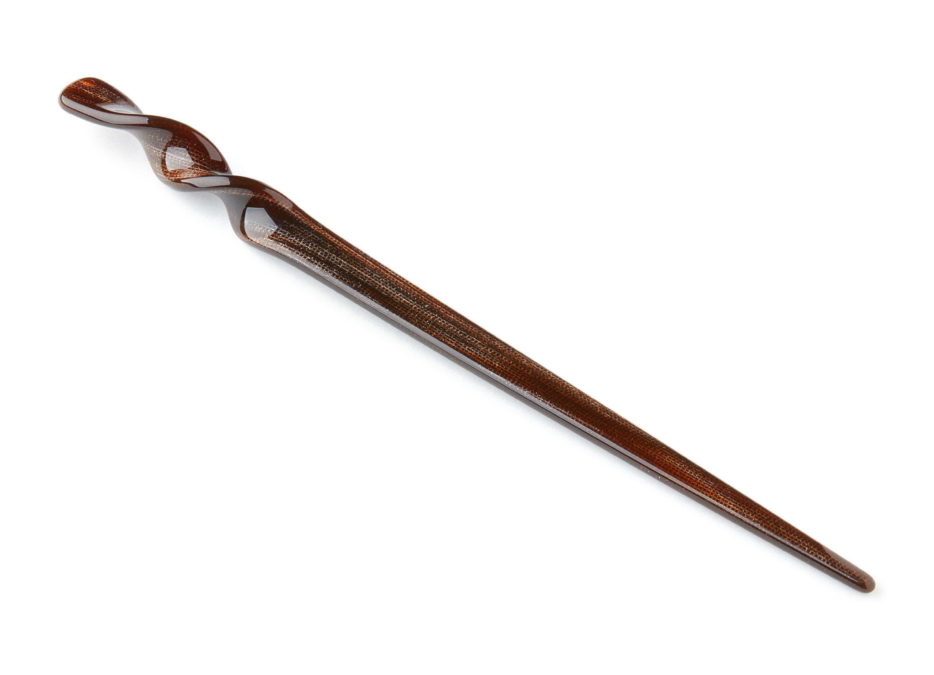 Acrylic Hair Stick Charms - Acrylic Celluloid Acetate - 1 Hole - Stick Shaped Hair Pin - 18.5x12x3.5mm - AC1401C - DOMEDBAZAAR