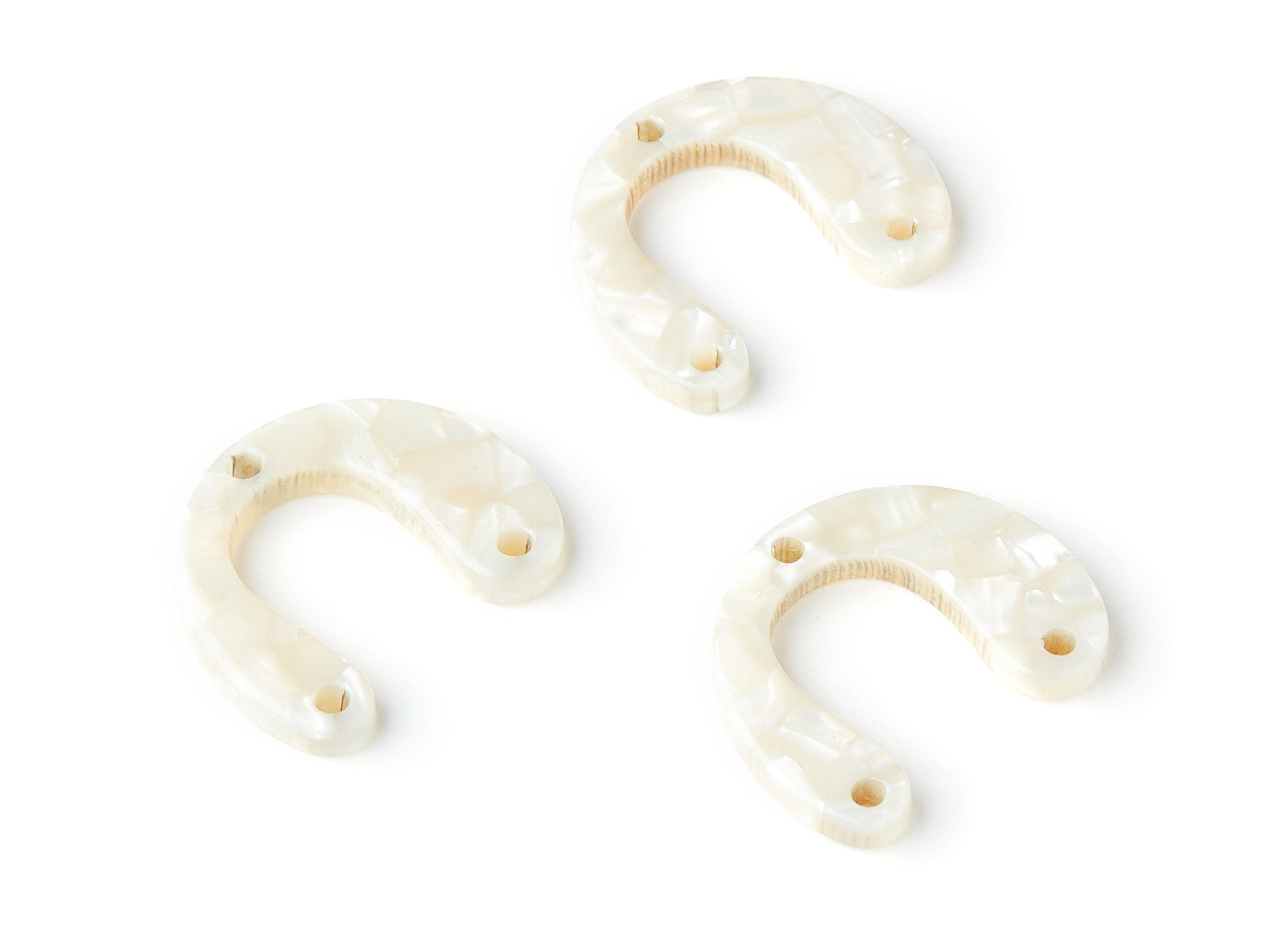 Acetate U Earring Charms - U Shaped Pendant - 3 Holes - Earring Findings - Jewelry Supplies - Color Code: A33 - 24.2x20.8x2.84mm - AC1379L - DOMEDBAZAAR