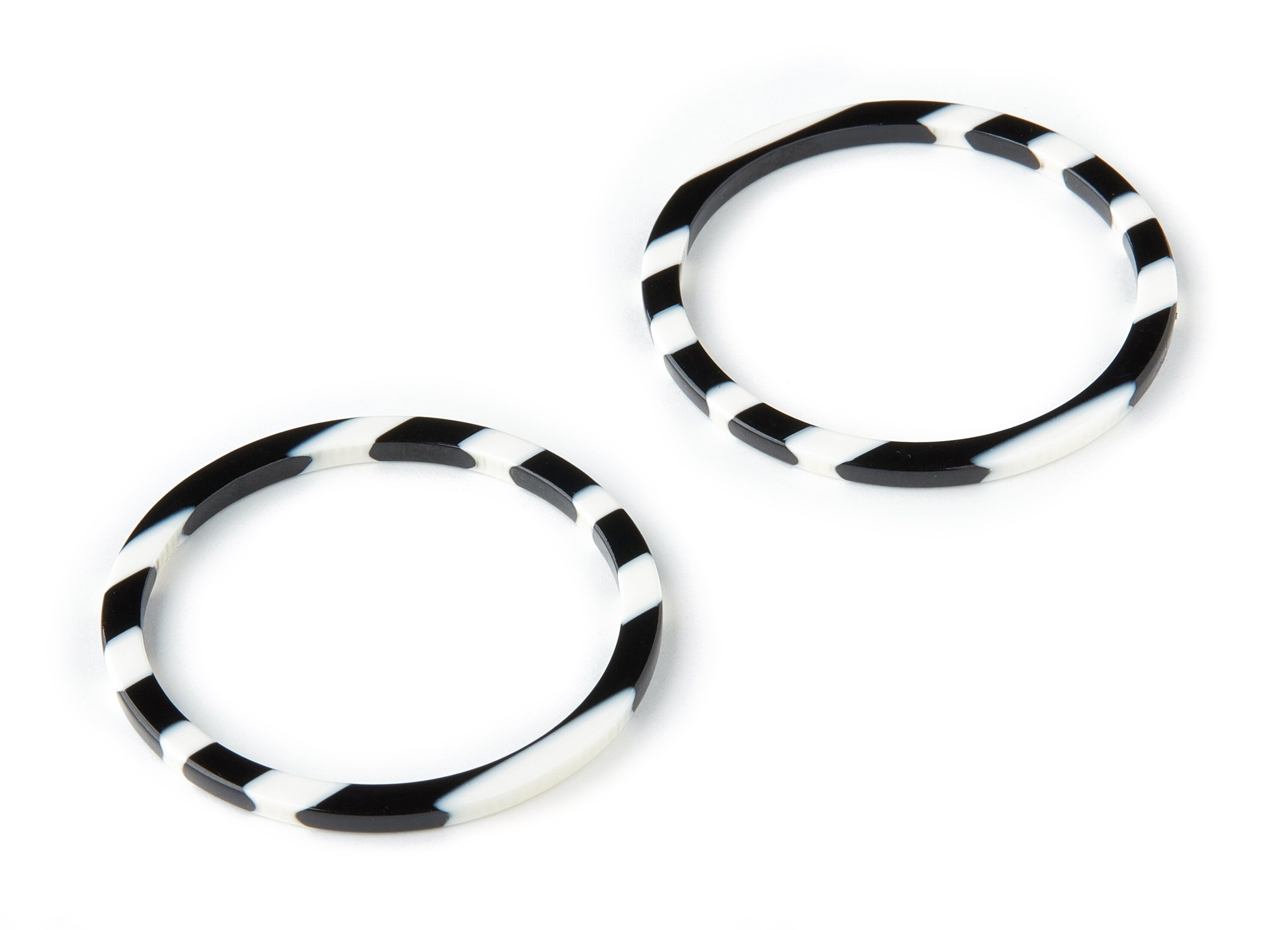 Acetate Circle Earring Charms - Circle Shaped Pendant - Earring Findings - Jewelry Supplies - Color Code: A64 - 41.5x41.5x2.8mm - AC1192C - DOMEDBAZAAR
