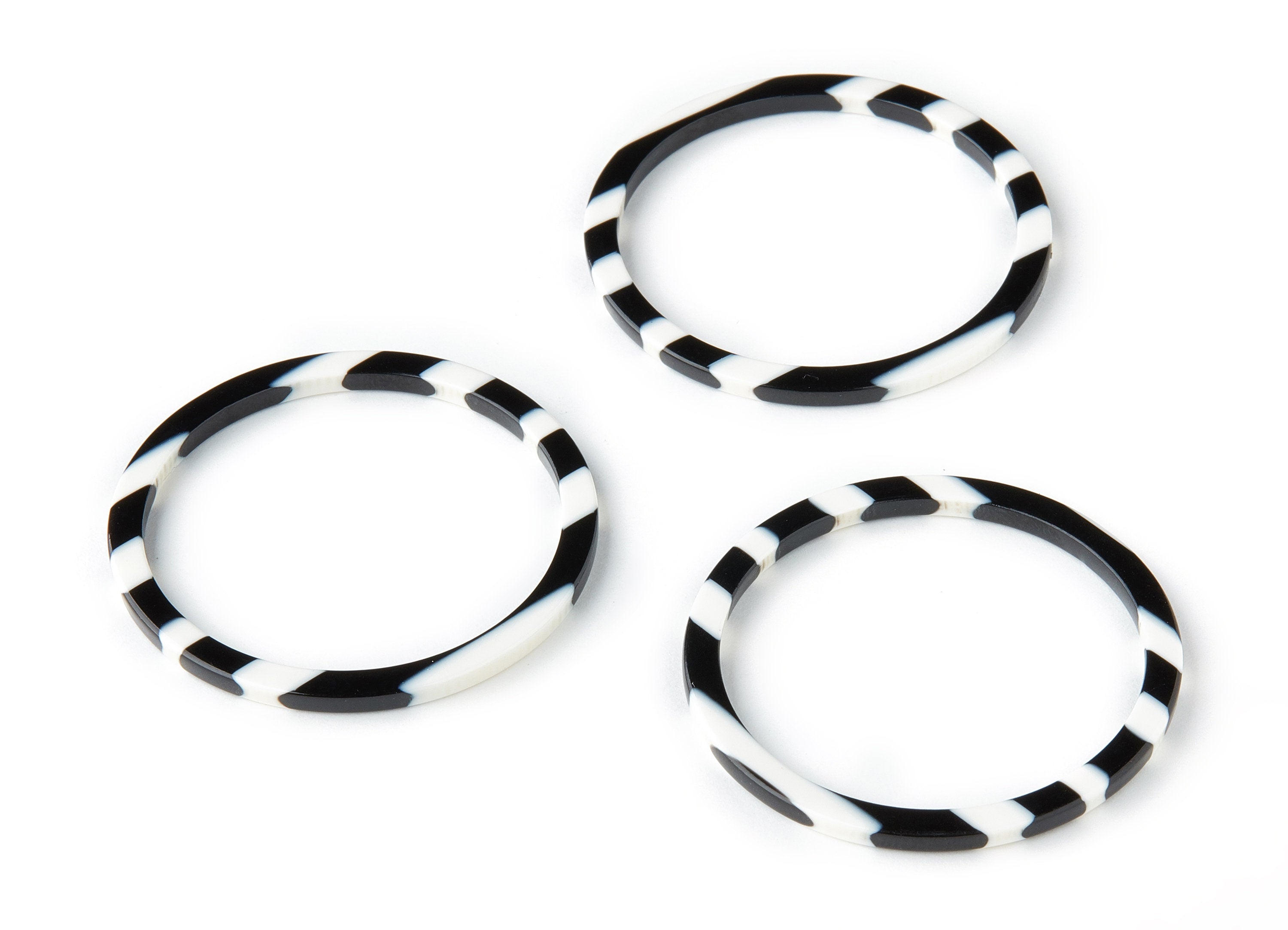 Acetate Circle Earring Charms - Circle Shaped Pendant - Earring Findings - Jewelry Supplies - Color Code: A64 - 41.5x41.5x2.8mm - AC1192C - DOMEDBAZAAR