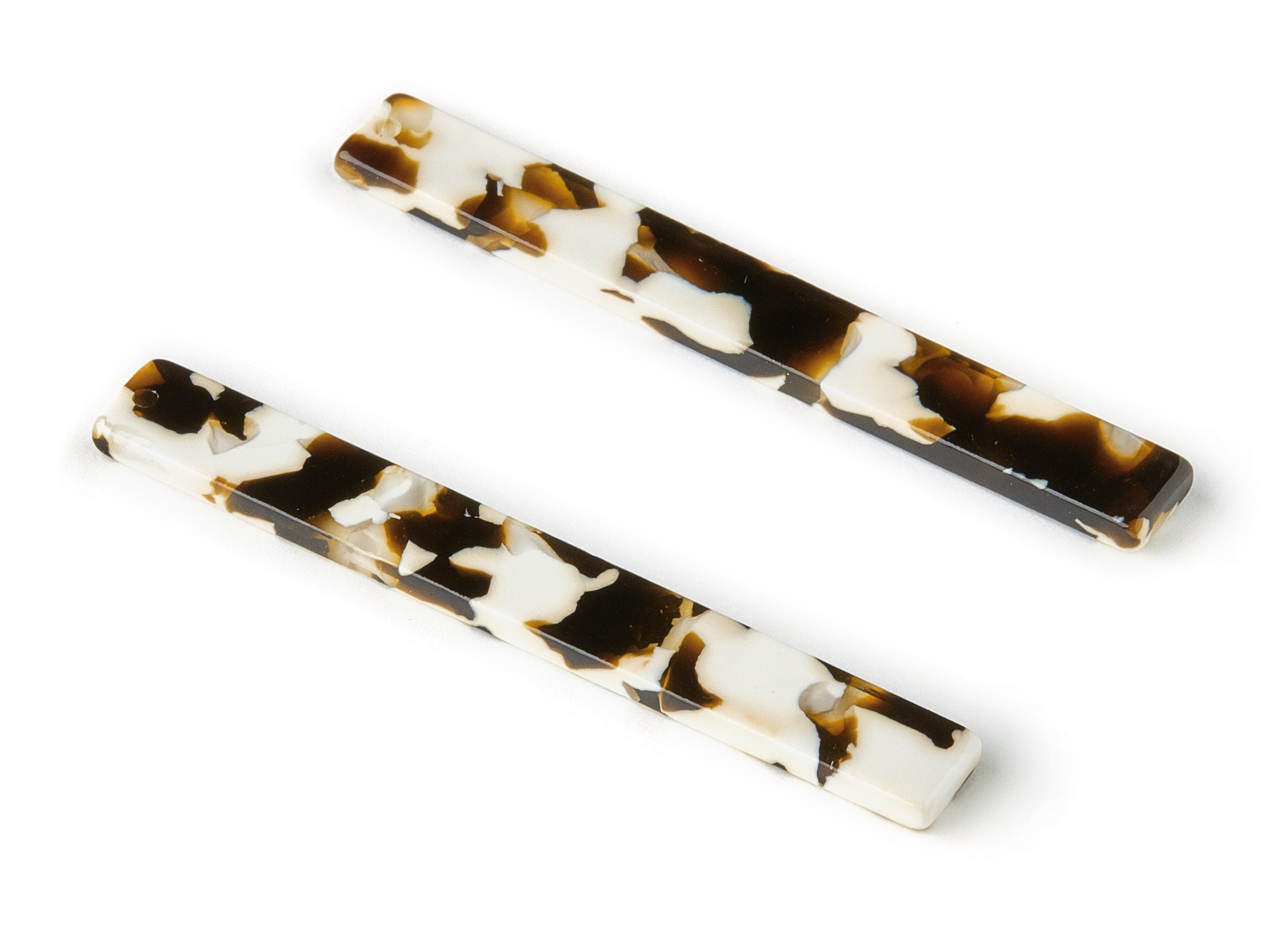 Acetate Stick Charms - Bar Earrings and Pendant - Earring Findings - Jewelry Supplys - Color Code: A257 - 59.7x7.8x2.5mm - AC1049-A257 - DOMEDBAZAAR