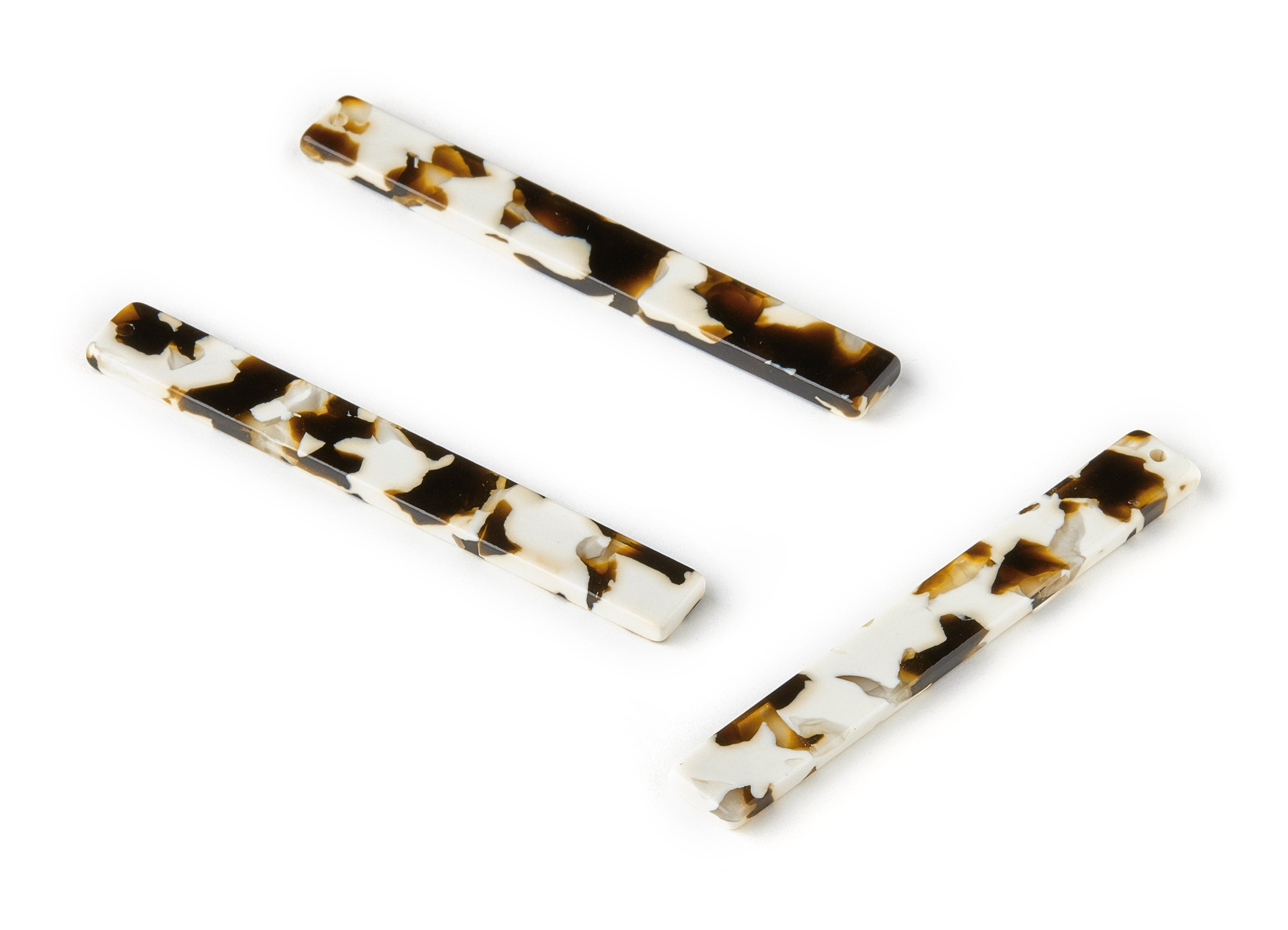 Acetate Stick Charms - Bar Earrings and Pendant - Earring Findings - Jewelry Supplys - Color Code: A257 - 59.7x7.8x2.5mm - AC1049-A257 - DOMEDBAZAAR