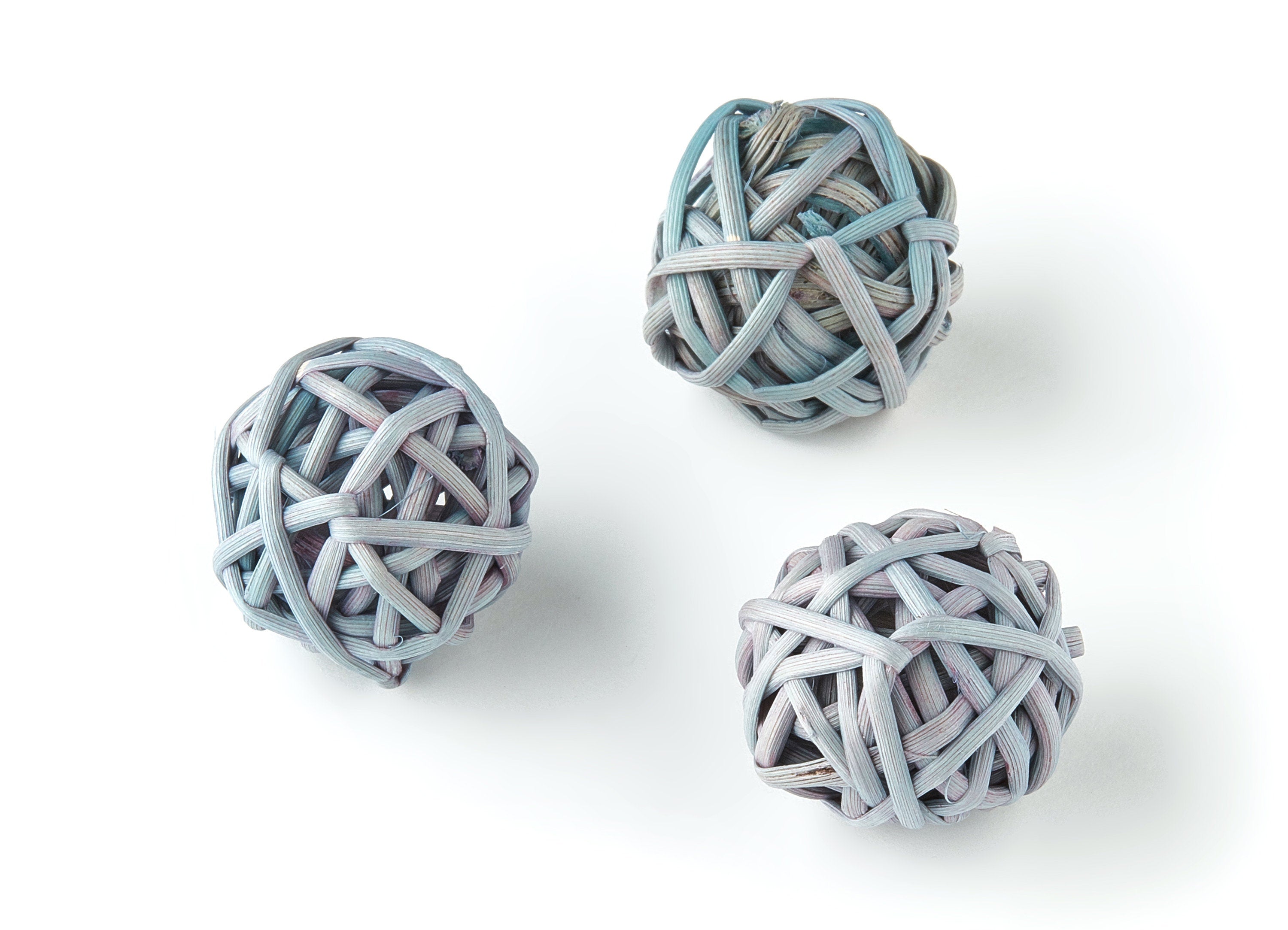 Handwoven Rattan Ball Charms - Ball Rattan Earrings and Pendant - Woven Straw Earrings - Jewelry Handmade - 26.17x26.17mm - RT1219 - DOMEDBAZAAR