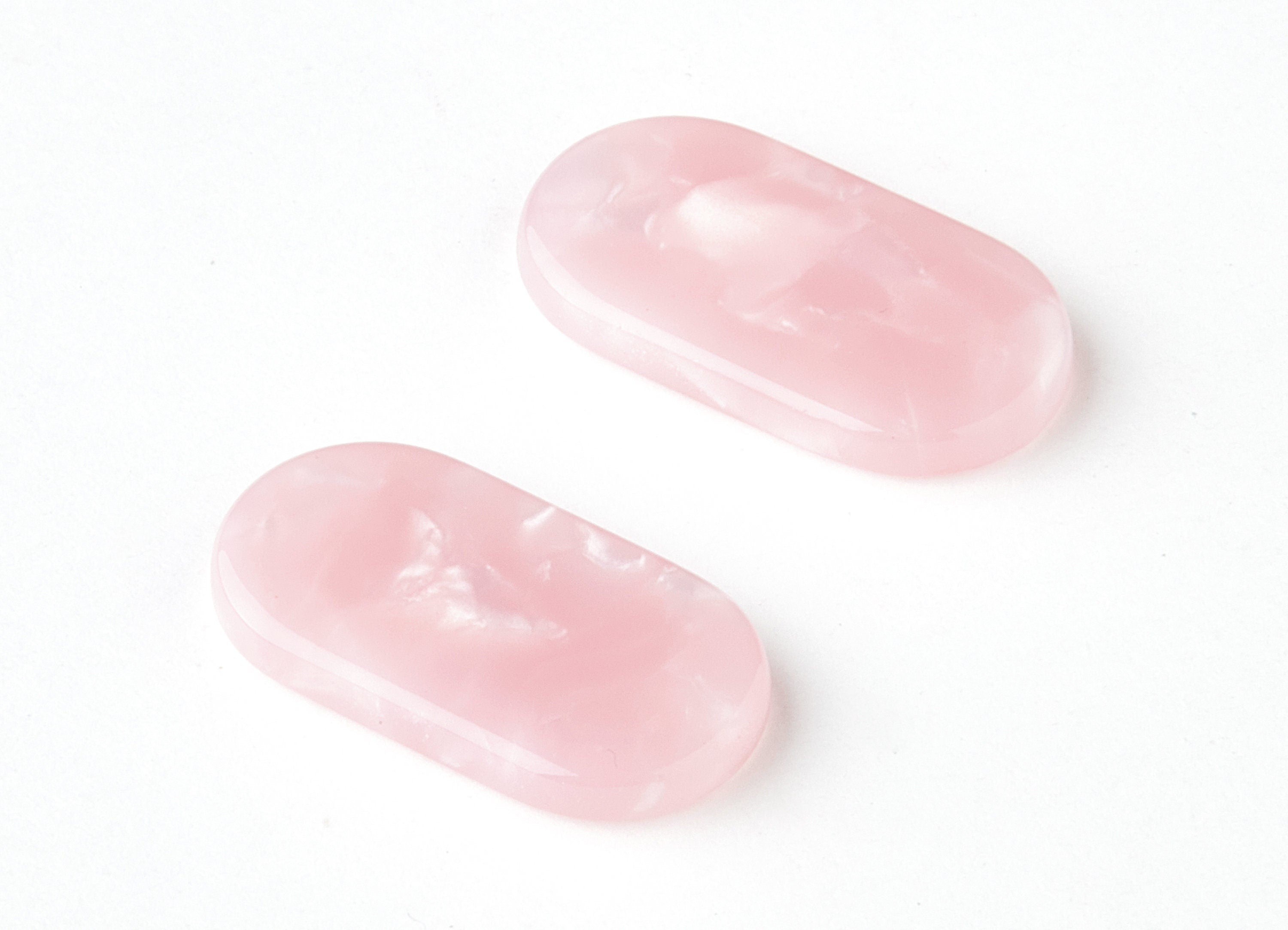 Acetate Oval Charms - Oval Earrings and Pendant - Earring Findings - Jewelry Supplys - Color Code: A28 - 19.9x10.6x2.5mm - AC1540-A28 - DOMEDBAZAAR