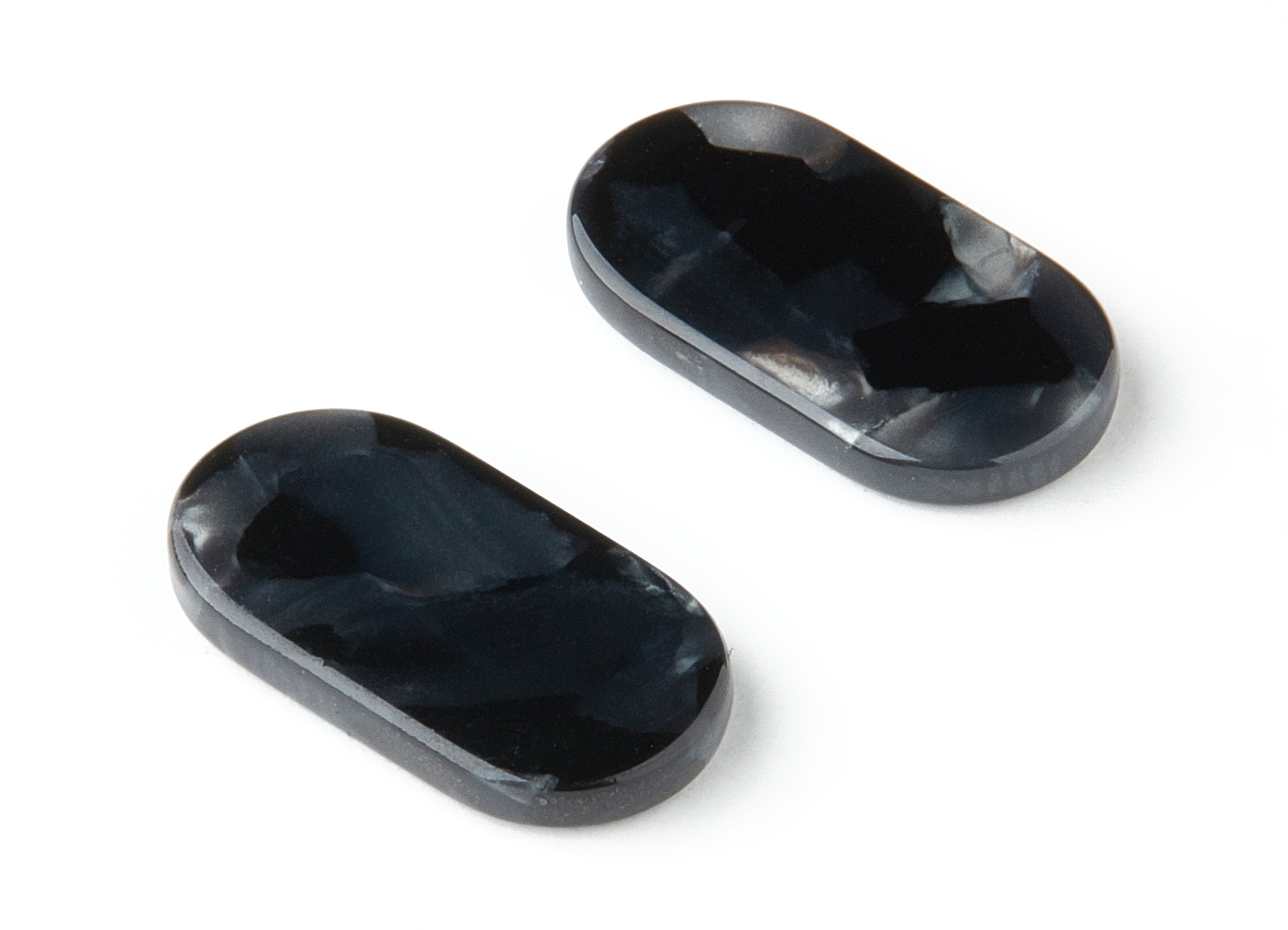Acetate Oval Charms - Oval Earrings and Pendant - Earring Findings - Jewelry Supplys - Color Code: A48 - 19.9x10.6x2.5mm - AC1540-A48 - DOMEDBAZAAR