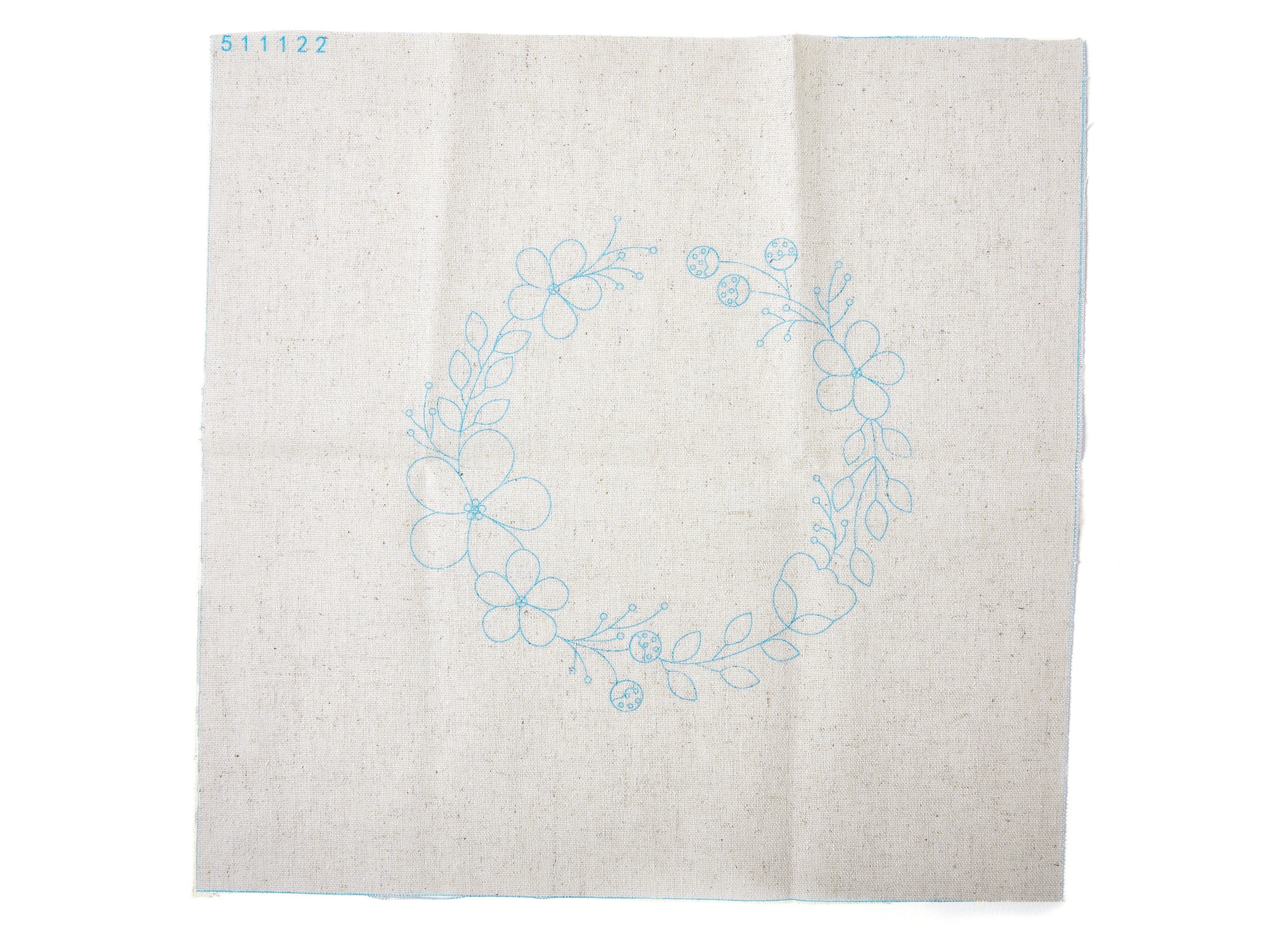 Plants Embroidery Kit - Hand Embroidery Kit - Embroidered Flowers - Modern Embroidery Kit - Embroidery Accessories - 158x158mm - HM511122 - DOMEDBAZAAR