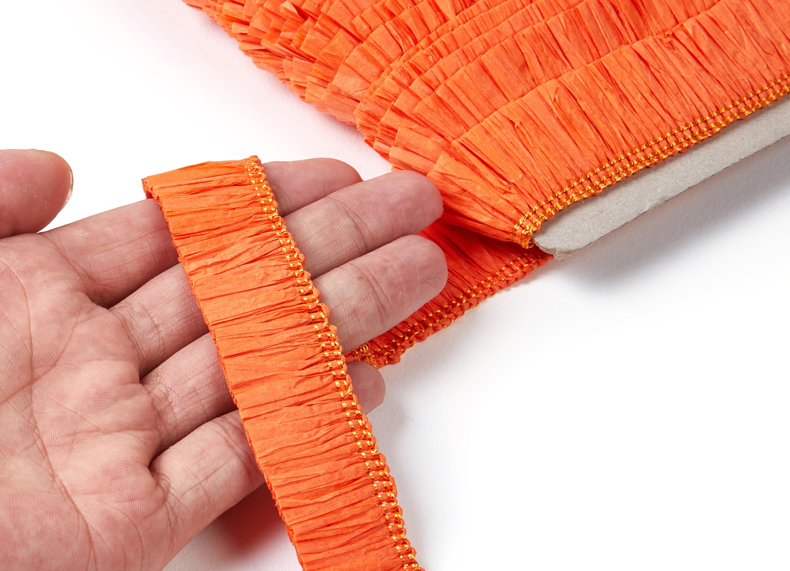 Raffia Tassels Strip - Natural Raffia Grass - Raffia Tassels Skirt - Jewelry Accessories - Earring Findings - 25x2.8mm - RS1012 - DOMEDBAZAAR