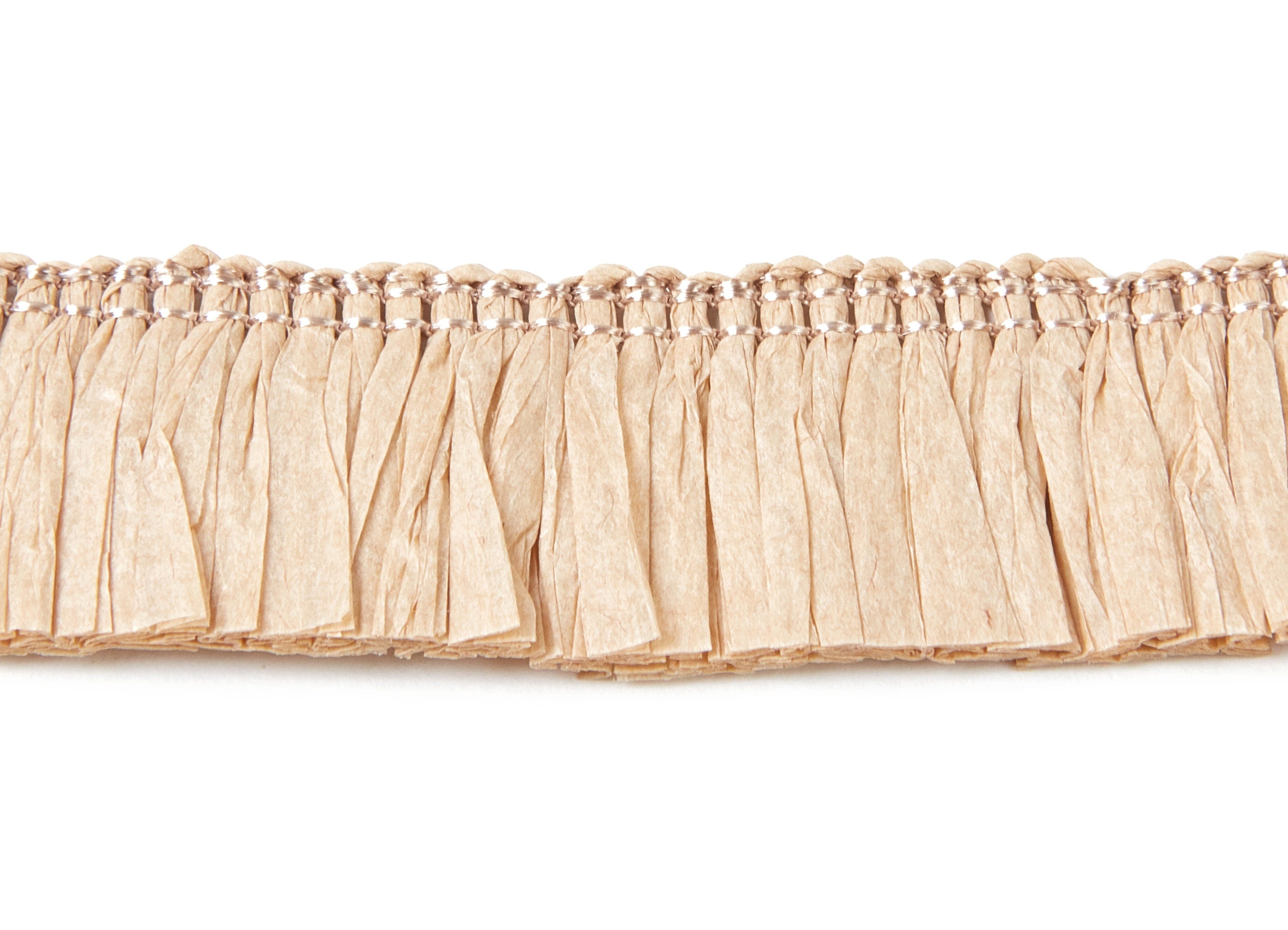 Raffia Tassels Strip - Natural Raffia Grass - Raffia Tassels Skirt - Jewelry Accessories - Earring Findings - 25x2.8mm - RS1019 - DOMEDBAZAAR