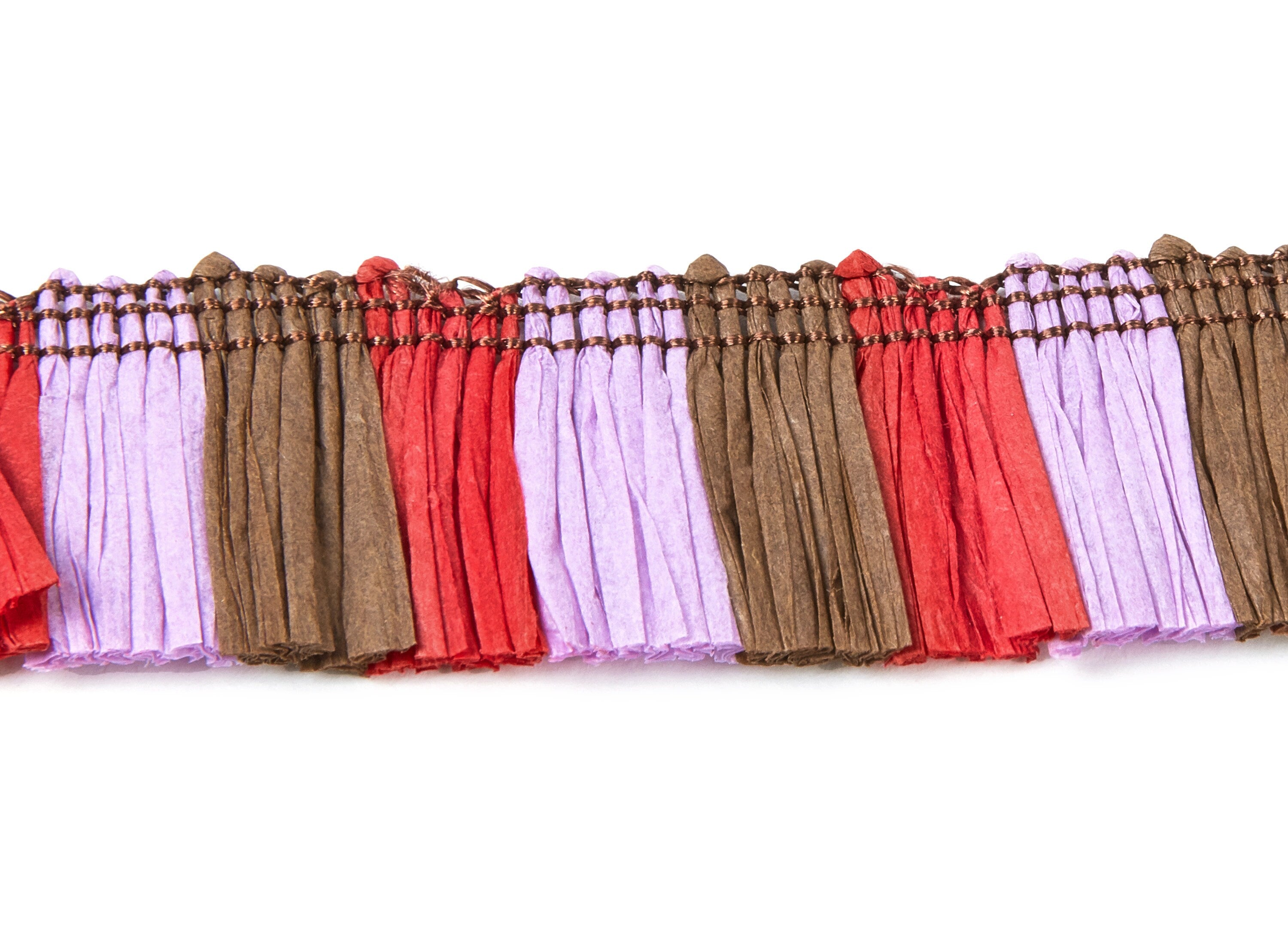 Raffia Tassels Strip - Natural Raffia Grass - Raffia Tassels Skirt - Jewelry Accessories - Earring Findings - 25x2.8mm - RS1001 - DOMEDBAZAAR