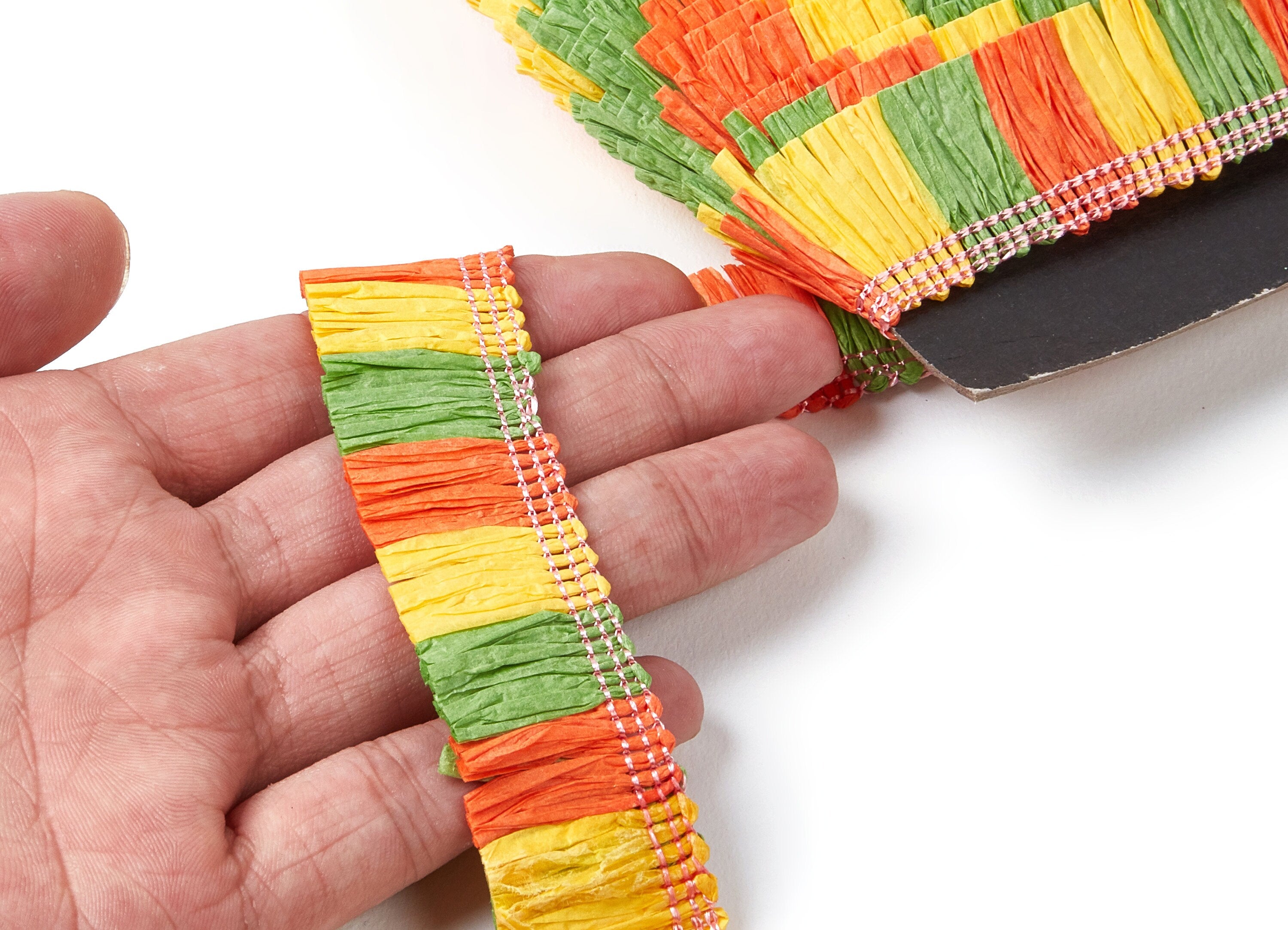 Raffia Tassels Strip - Natural Raffia Grass - Raffia Tassels Skirt - Jewelry Accessories - Earring Findings - 25x2.8mm - RS1008 - DOMEDBAZAAR