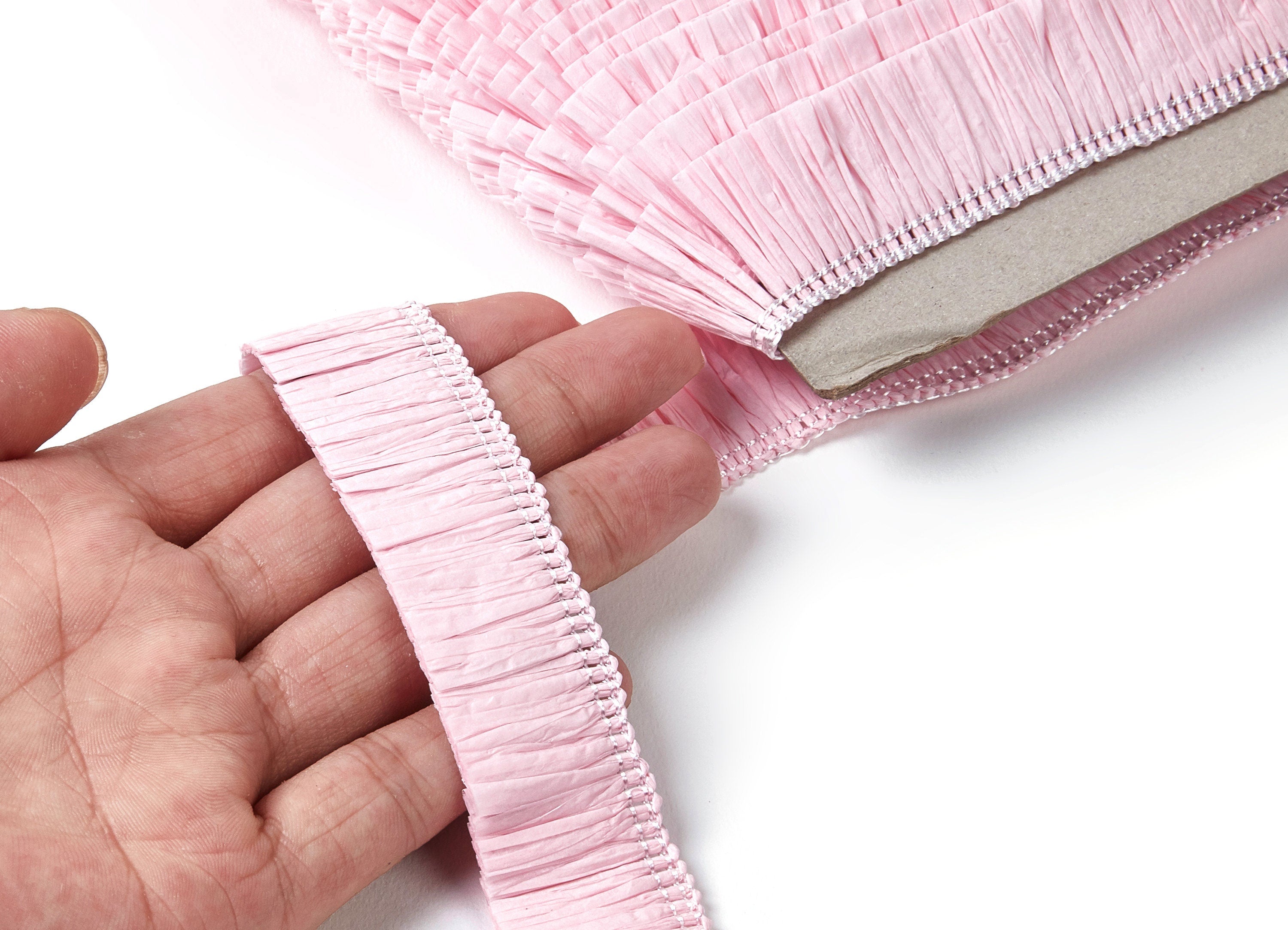 Raffia Tassels Strip - Natural Raffia Grass - Raffia Tassels Skirt - Jewelry Accessories - Earring Findings - 25x2.8mm - RS1009 - DOMEDBAZAAR