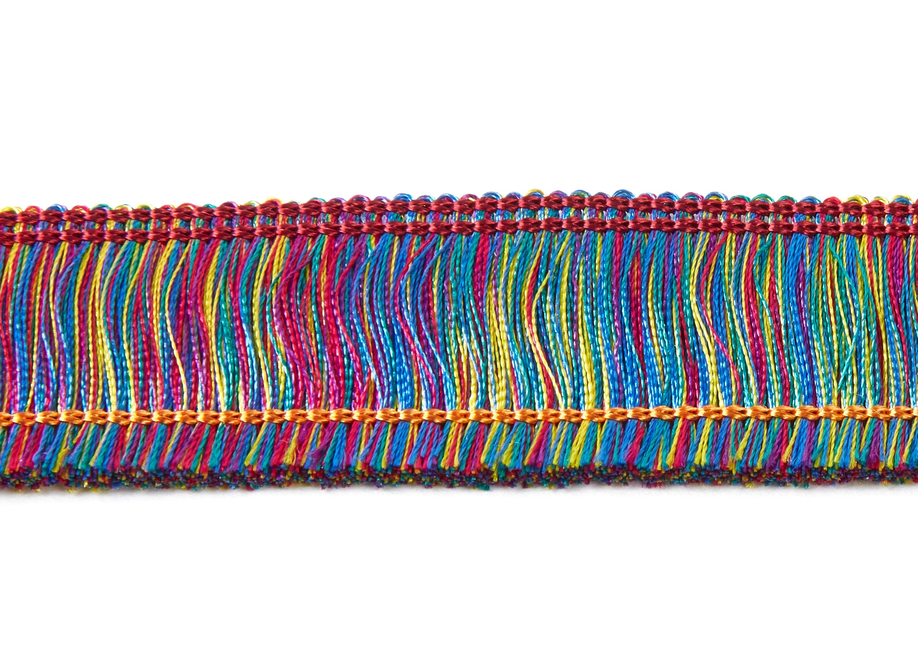 Tassel Fringe Trim - Chainette Fringe - Cotton Tassel Trim - Dress Fringing Tassels - Jewelry Accessories - 25x2.5mm - RS1042 - DOMEDBAZAAR