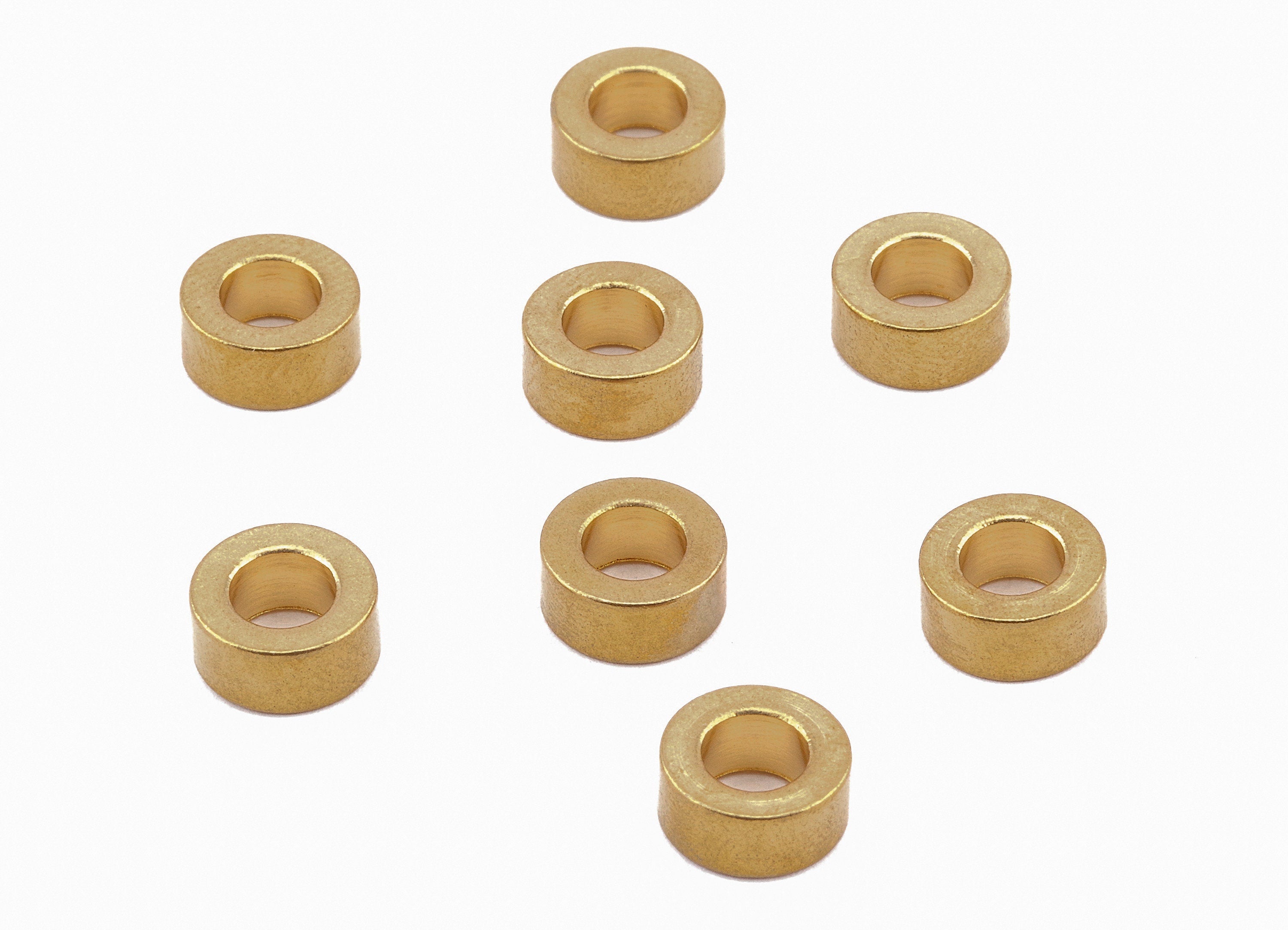 Brass Industrial Tube - Raw Brass Industrial Tube - Brass Industrial Findings - Spacer Beads - Jewelry Supplies - 8.98x4.05x2.05mm - PP2251 - DOMEDBAZAAR