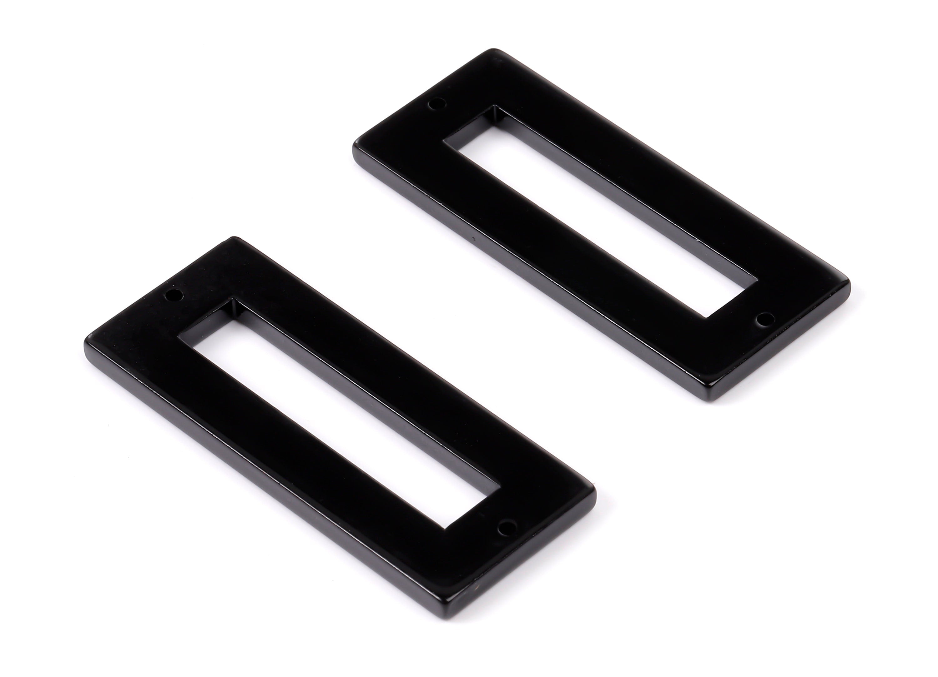 Acetate Rectangle Charms - Rectangle Earrings and Pendant - Jewelry Supplies - Color Code: A66 - 47.5x20.45x2.7mm - AC1025-A66 - DOMEDBAZAAR