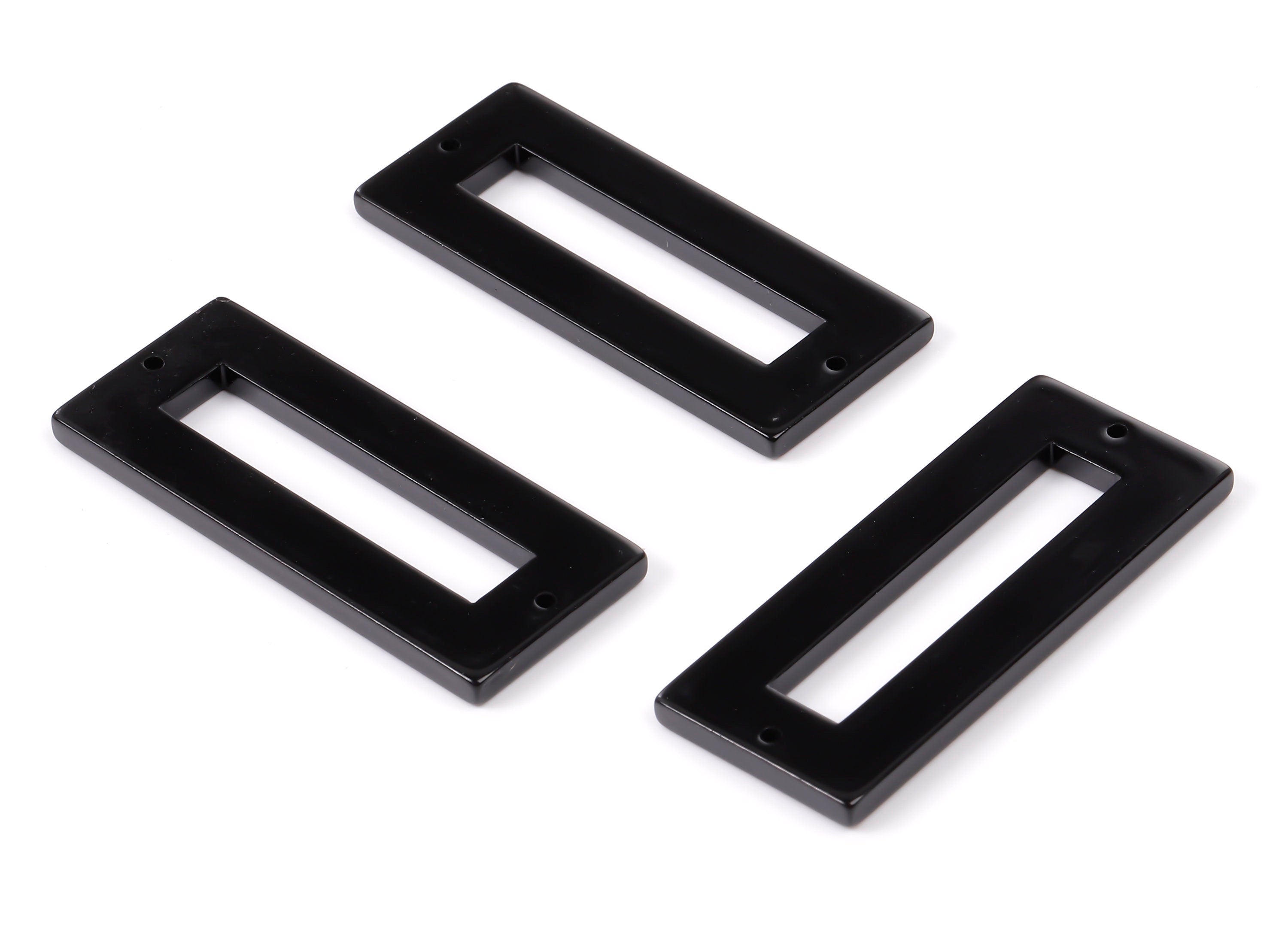 Acetate Rectangle Charms - Rectangle Earrings and Pendant - Jewelry Supplies - Color Code: A66 - 47.5x20.45x2.7mm - AC1025-A66 - DOMEDBAZAAR