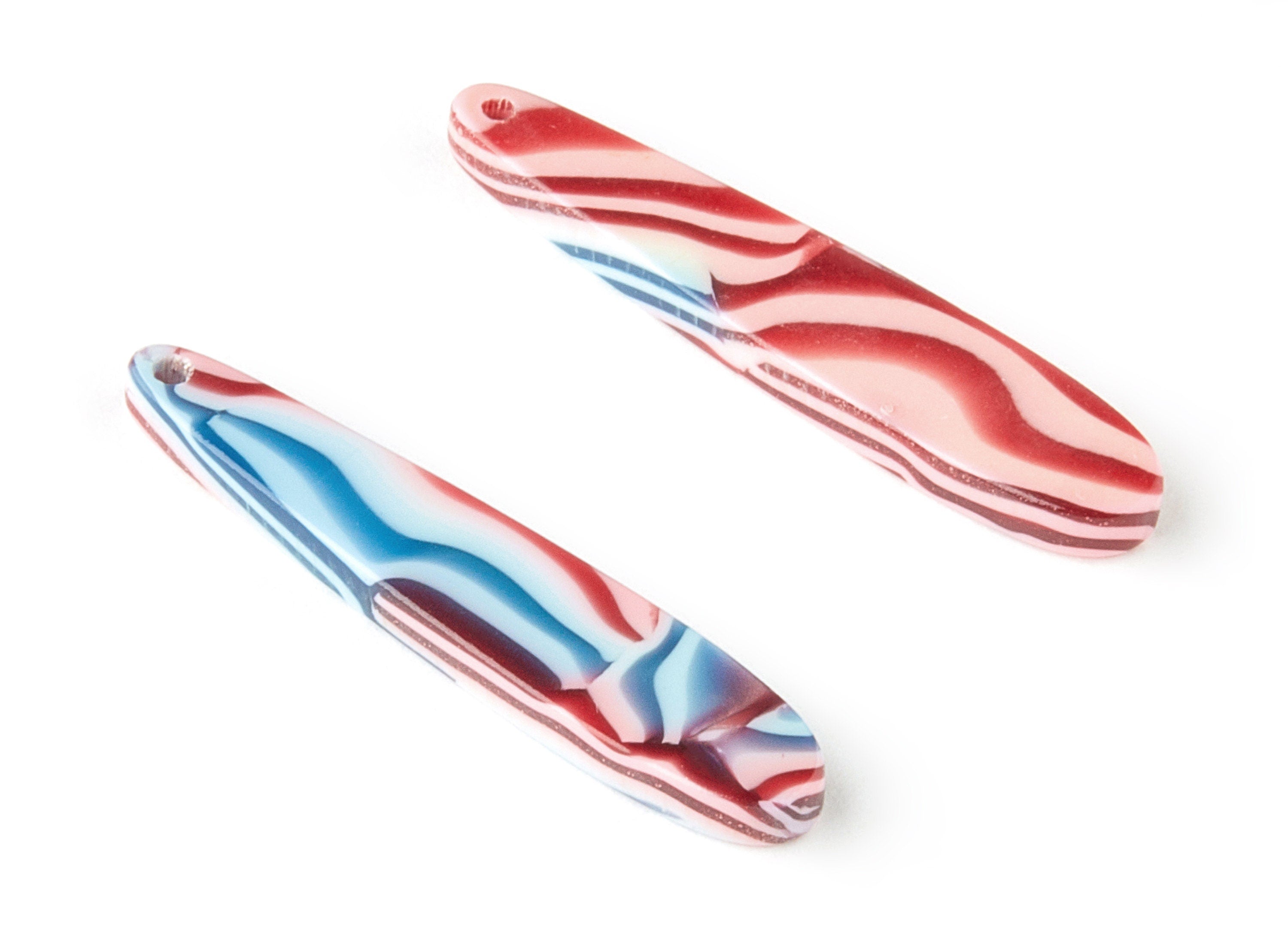 Acetate Stick Charms - Stick Earring and Pendant - Jewelry Making - Earring Findings - Color Code: A331 - 33.74x7.12x2.55mm - AC1644-A331 - DOMEDBAZAAR