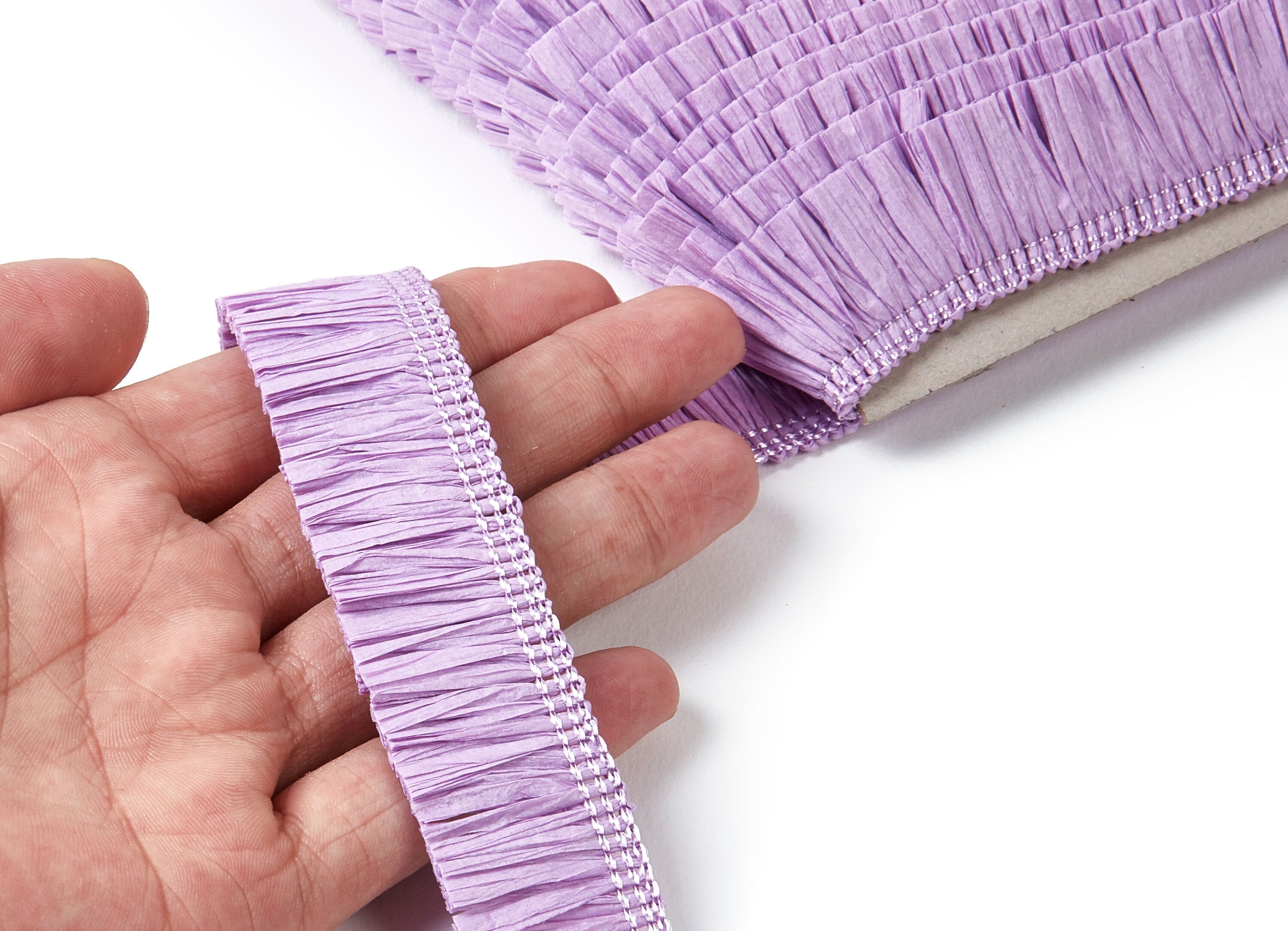 Raffia Tassels Strip - Natural Raffia Grass - Raffia Tassels Skirt - Jewelry Accessories - Earring Findings - 25x2.8mm - RS1010 - DOMEDBAZAAR