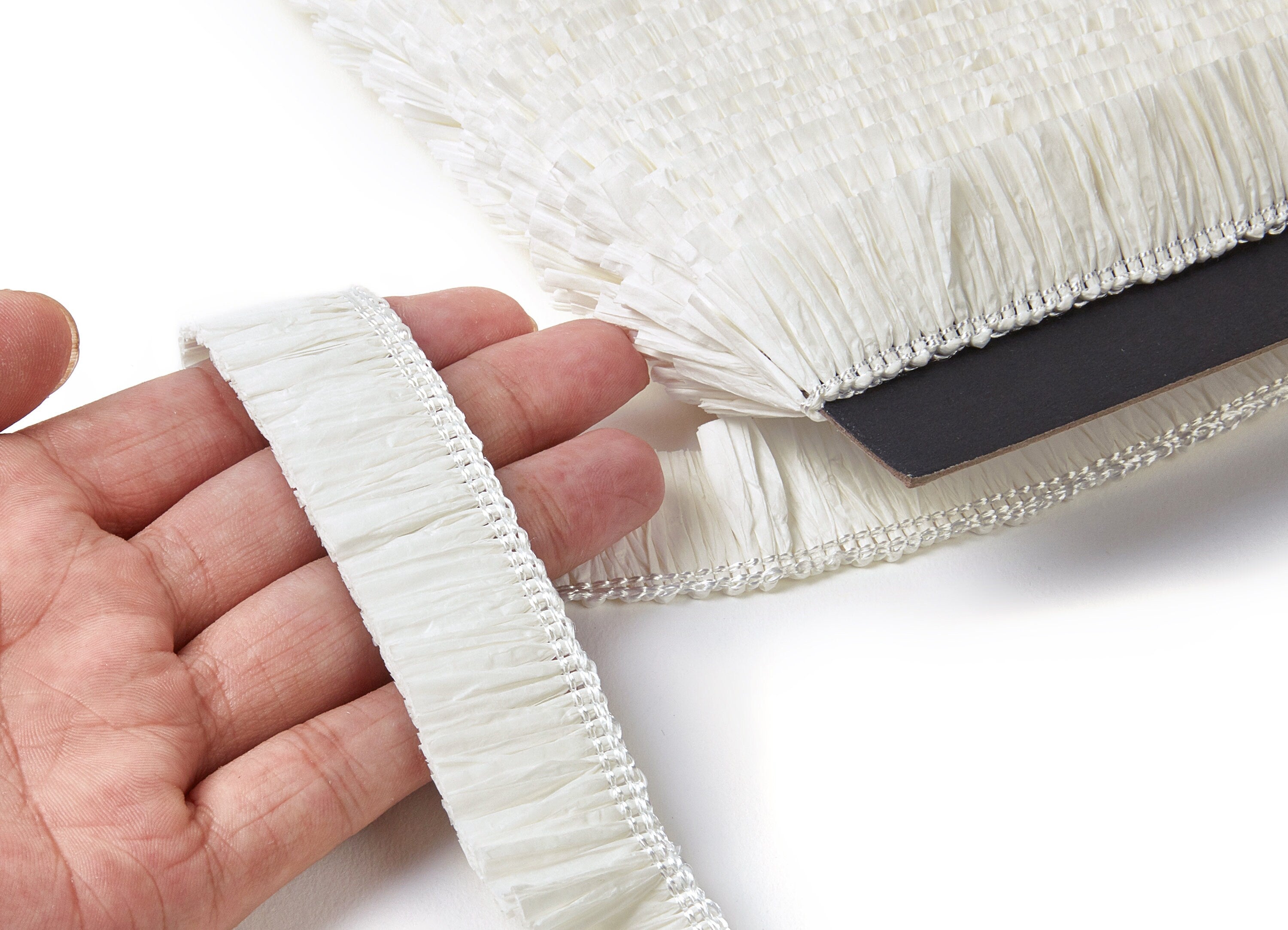 Raffia Tassels Strip - Natural Raffia Grass - Raffia Tassels Skirt - Jewelry Accessories - Earring Findings - 25x2.8mm - RS1011 - DOMEDBAZAAR