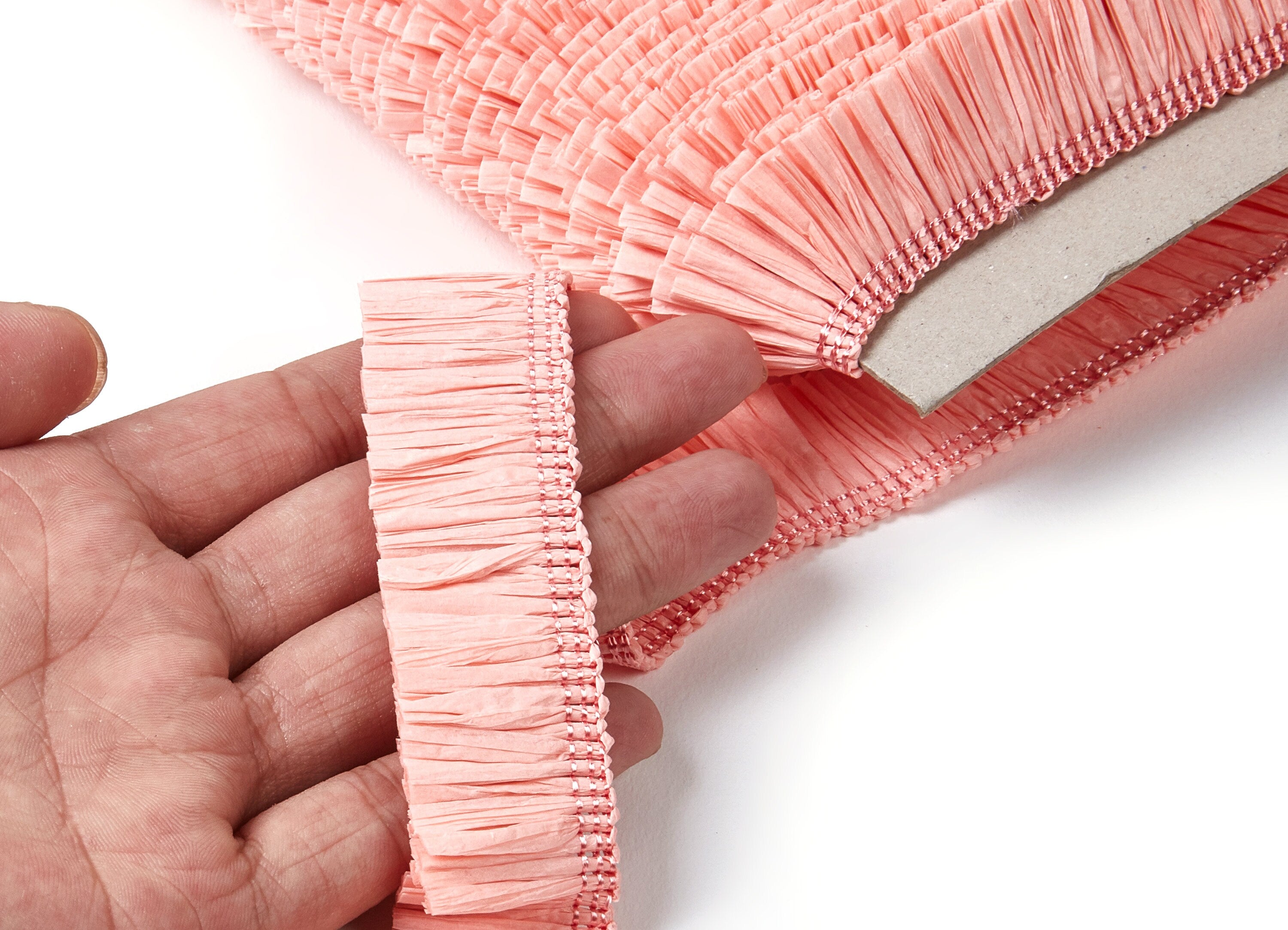 Raffia Tassels Strip - Natural Raffia Grass - Raffia Tassels Skirt - Jewelry Accessories - Earring Findings - 25x2.8mm - RS1015 - DOMEDBAZAAR