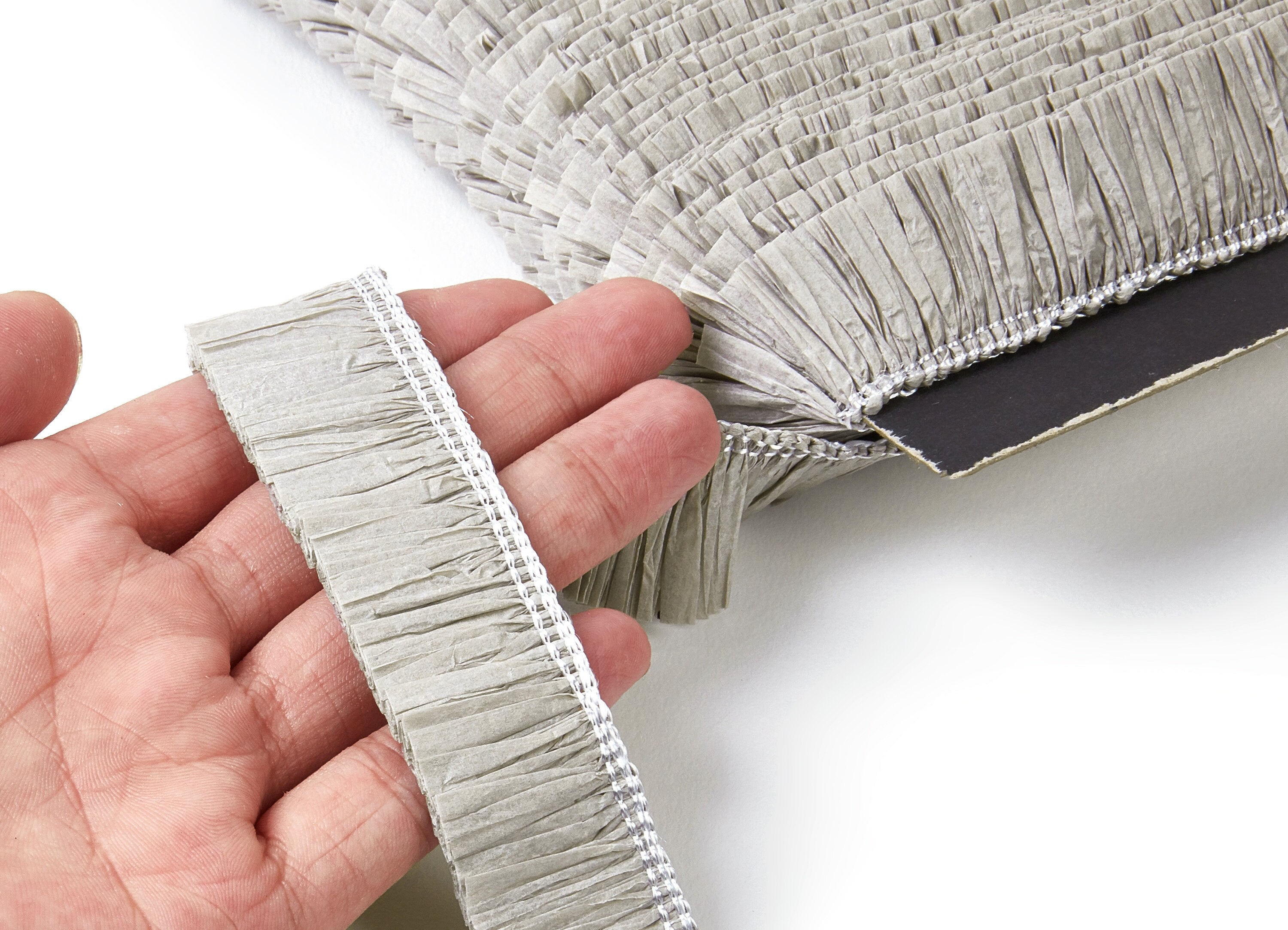 Raffia Tassels Strip - Natural Raffia Grass - Raffia Tassels Skirt - Jewelry Accessories - Earring Findings - 25x2.8mm - RS1016 - DOMEDBAZAAR