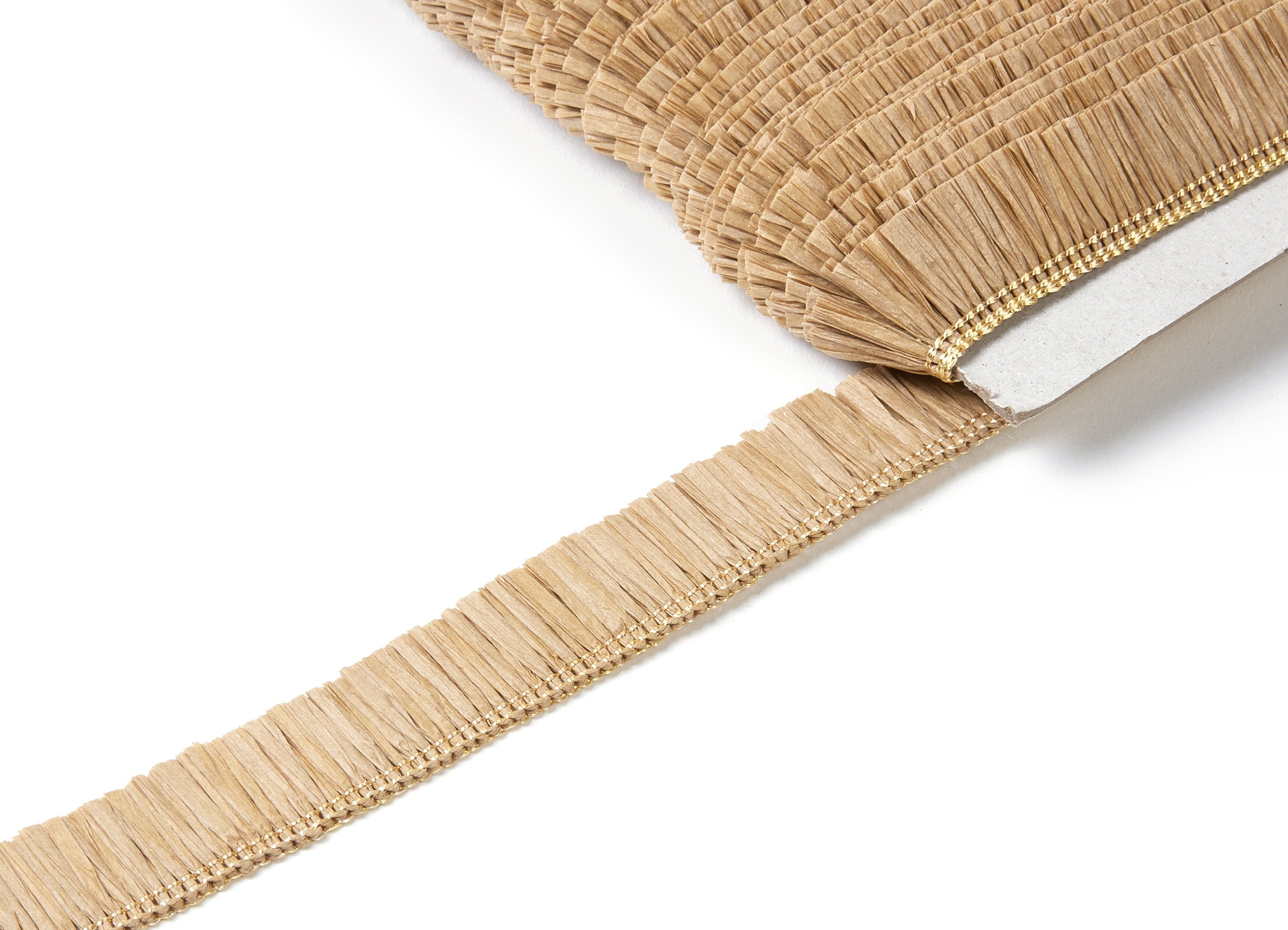 Raffia Tassels Strip - Natural Raffia Grass - Raffia Tassels Skirt - Jewelry Accessories - Earring Findings - 25x2.8mm - RS1023 - DOMEDBAZAAR