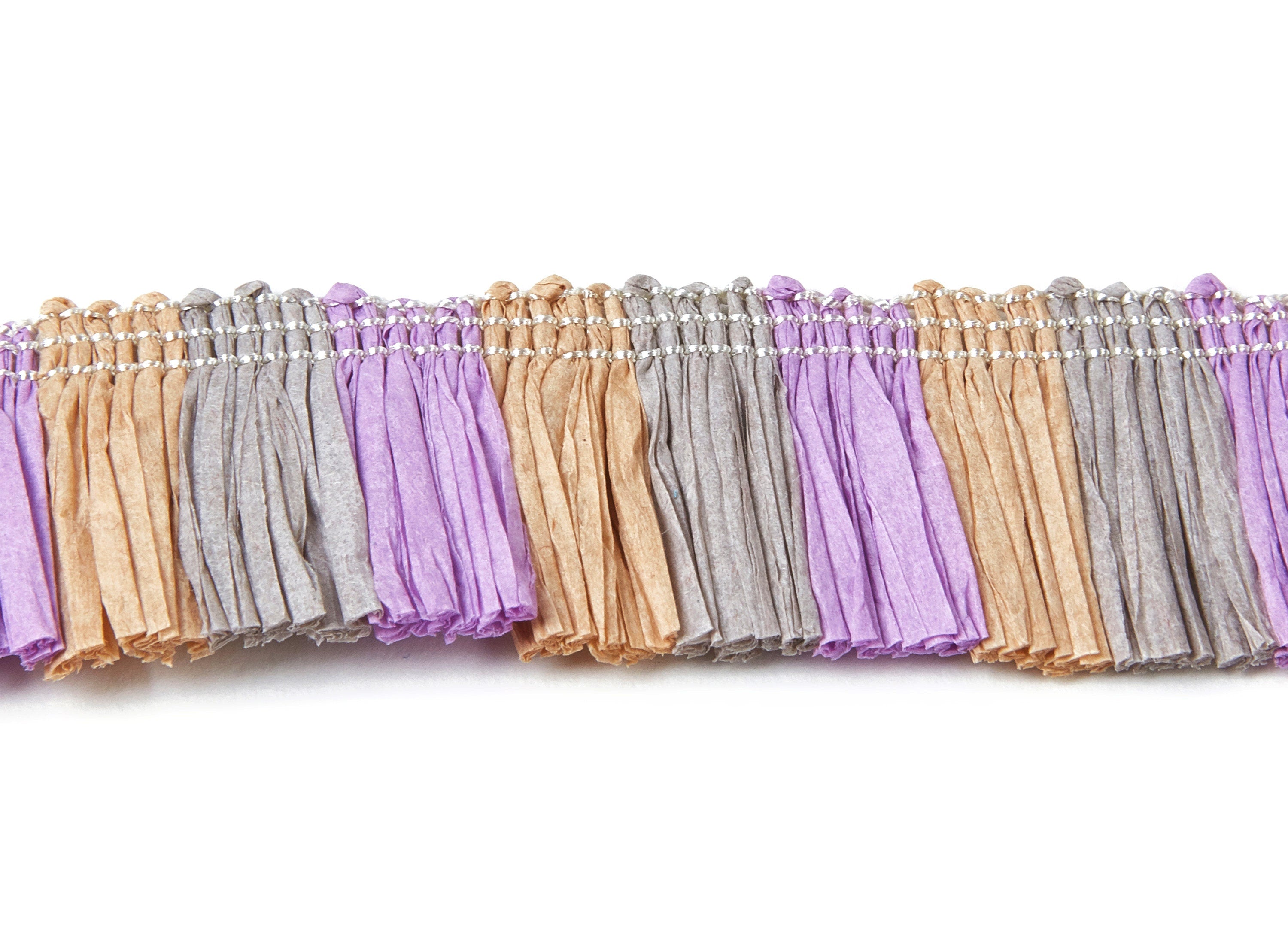 Raffia Tassels Strip - Natural Raffia Grass - Raffia Tassels Skirt - Jewelry Accessories - Earring Findings - 25x2.8mm - RS1002 - DOMEDBAZAAR