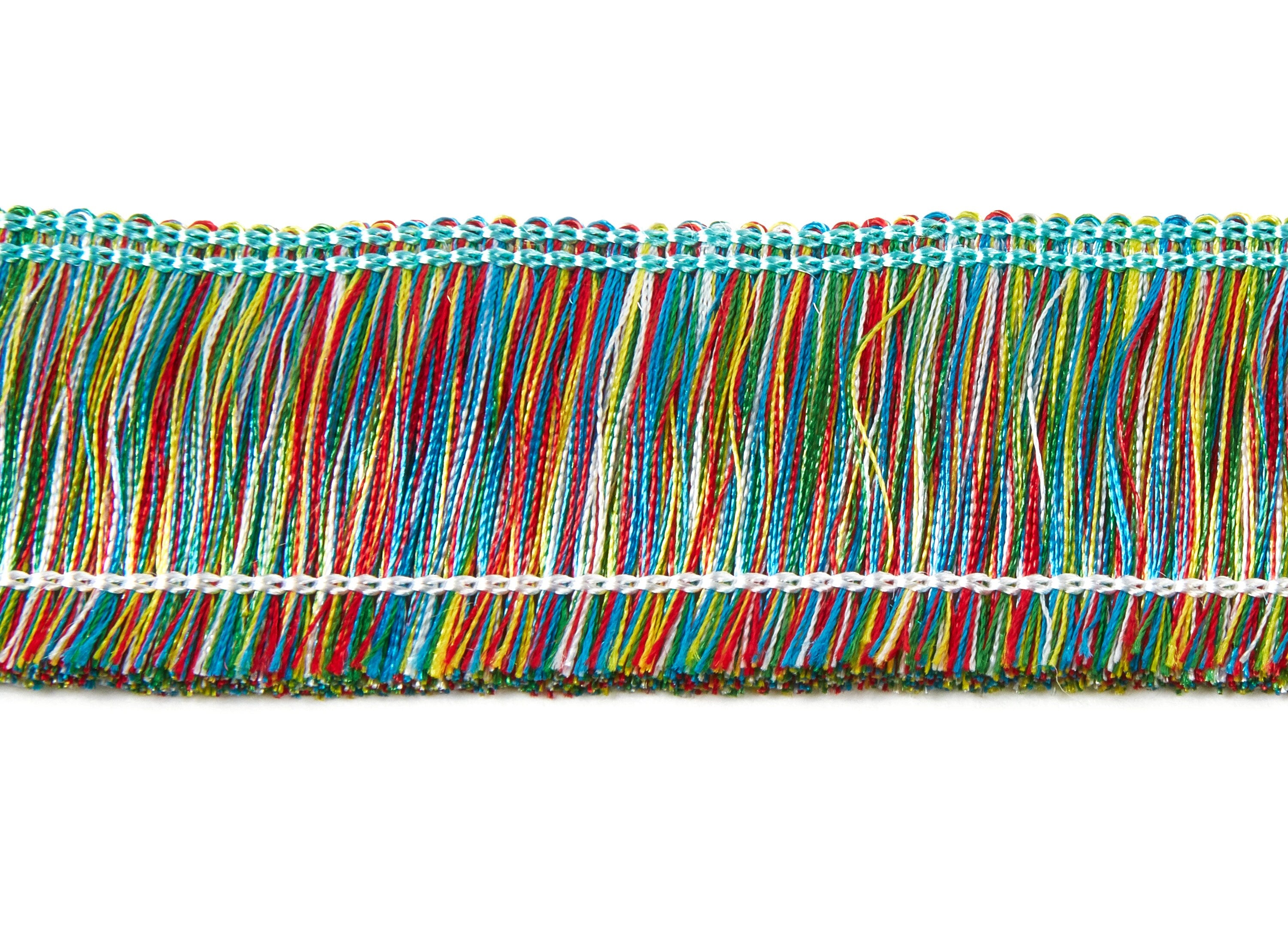 Tassel Fringe Trim - Chainette Fringe - Cotton Tassel Trim - Dress Fringing Tassels - Jewelry Accessories - 25x3mm - RS1028 - DOMEDBAZAAR