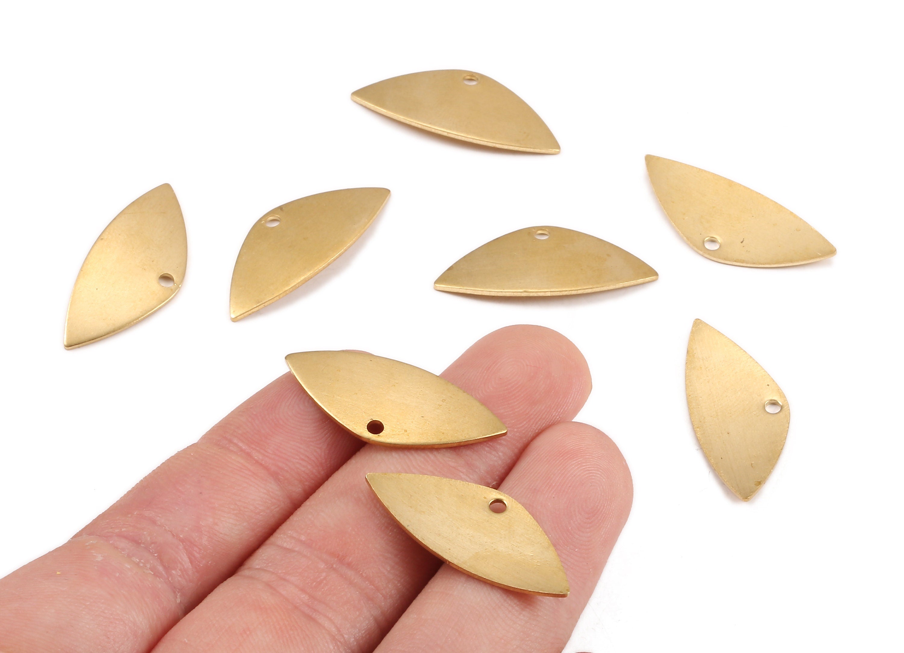 Brass Geometric Charms - Raw Brass Geometric Earrings and Pendant - Earring Findings - Jewelry Supplies - 28.12x12.22x0.84mm - PP2191 - DOMEDBAZAAR