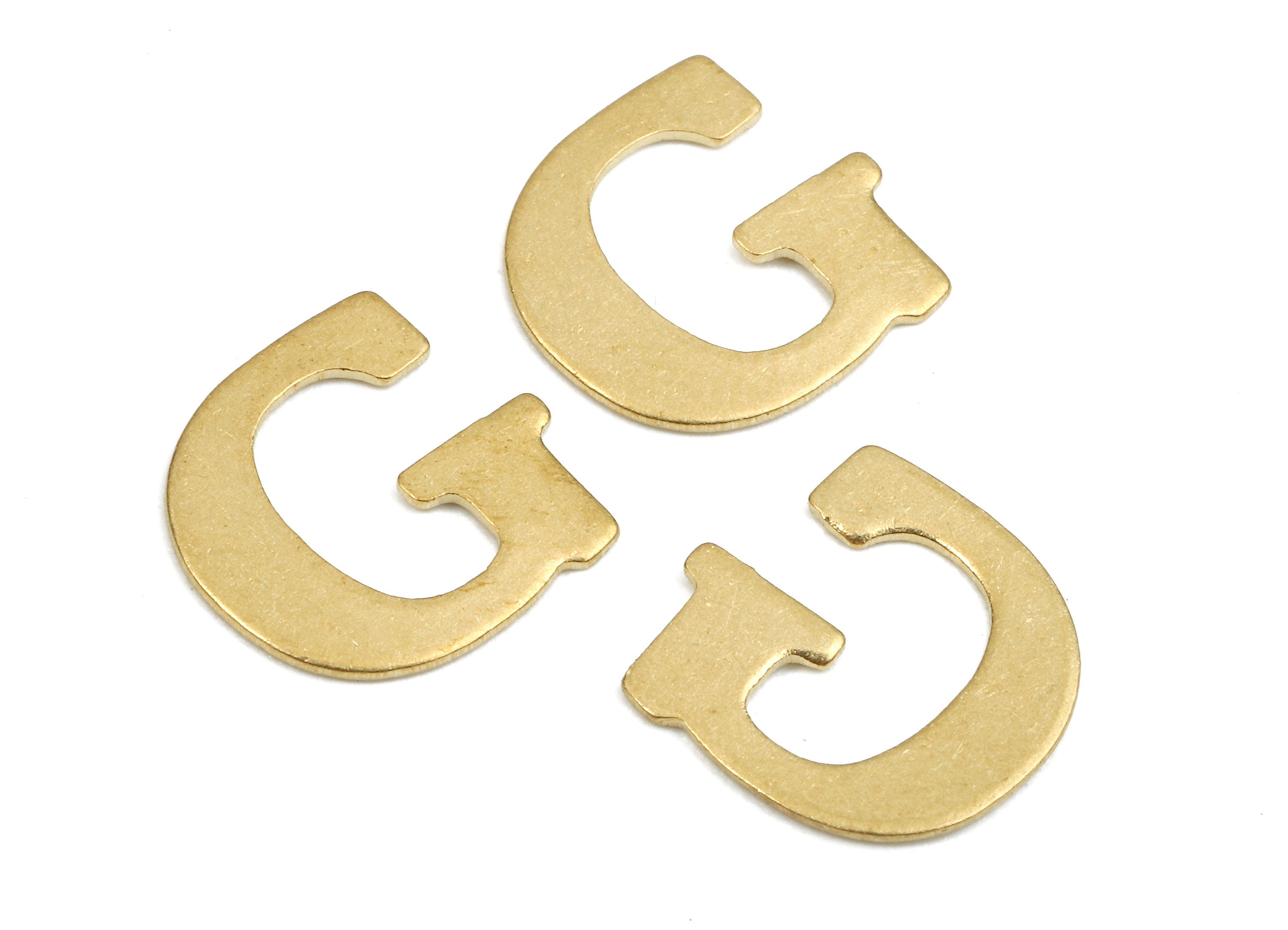 Brass G Blank - Raw Brass Letter G Blank - Brass Letter Wallart Decoration - Brass Alphabet G Blank - 9.92x9.75x0.79mm - PP2761 - DOMEDBAZAAR