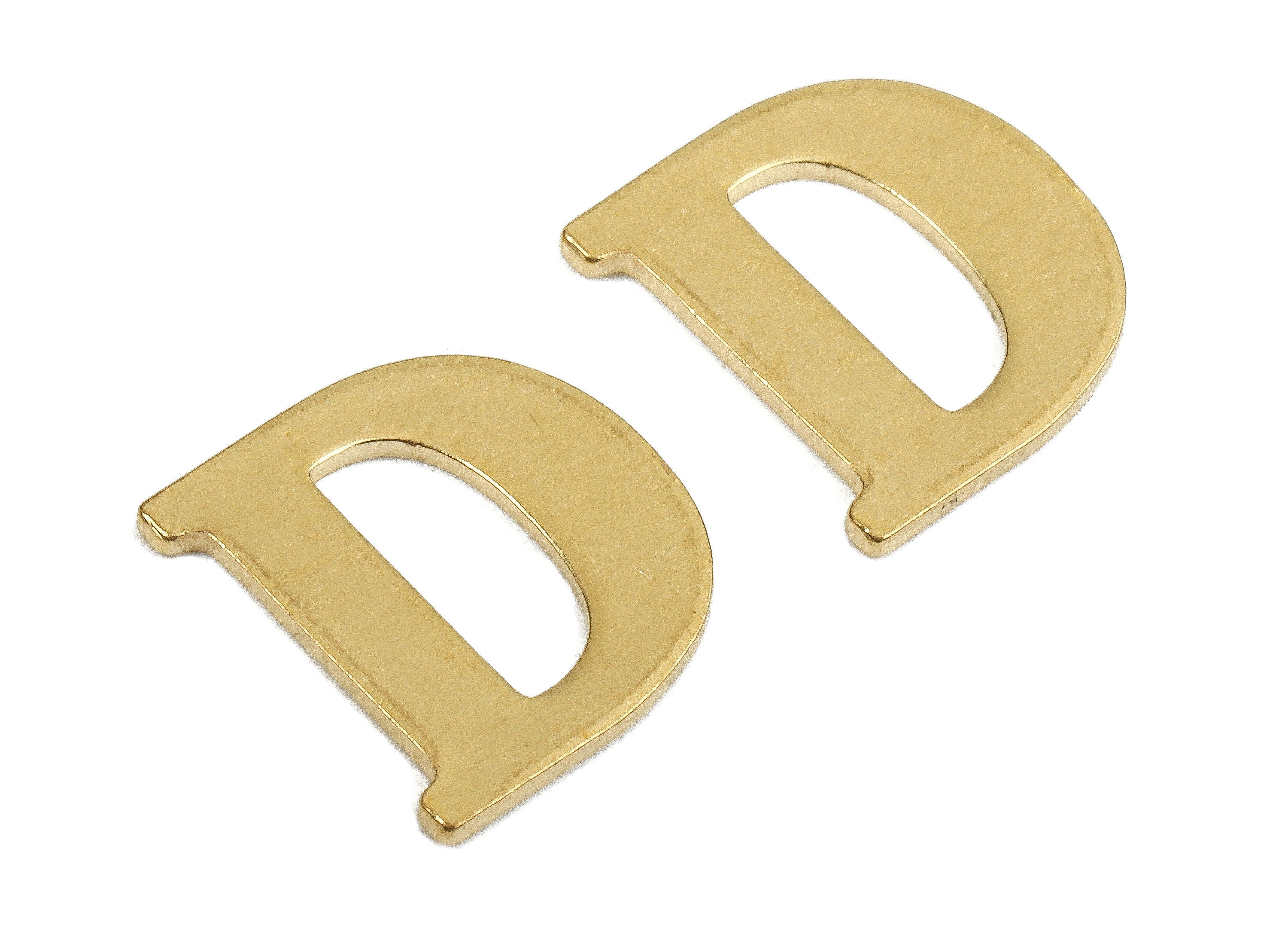 Brass D Blank - Raw Brass Letter D Blank - Brass Letter Wallart Decoration - Brass Alphabet D Blank - 9.76x9.21x0.85mm - PP2758 - DOMEDBAZAAR