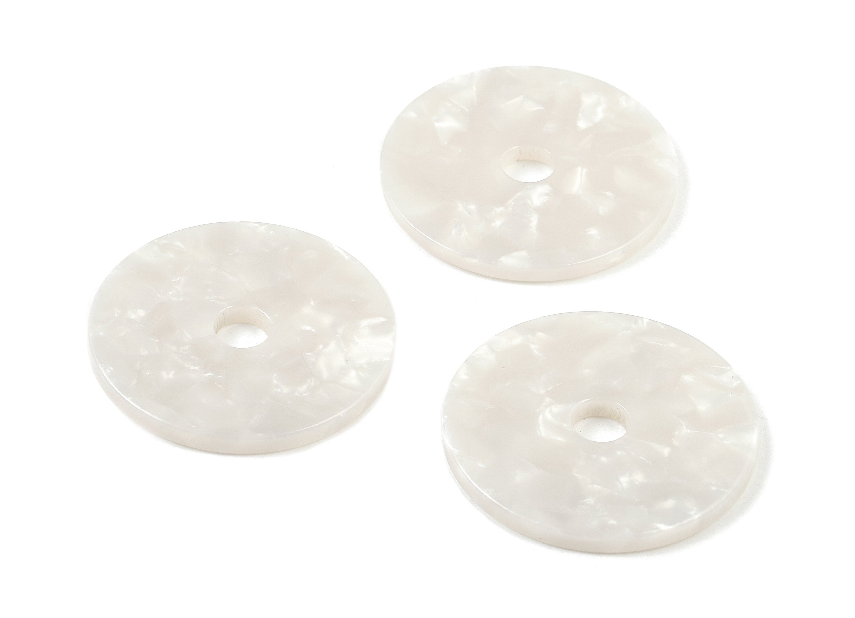 Acetate Round Charms - Circle Earring & Pendant - Earring Findings - Jewelry Supplies - Color Code: A12 - 30.49x30.49x2.6mm - AC1748-A12 - DOMEDBAZAAR