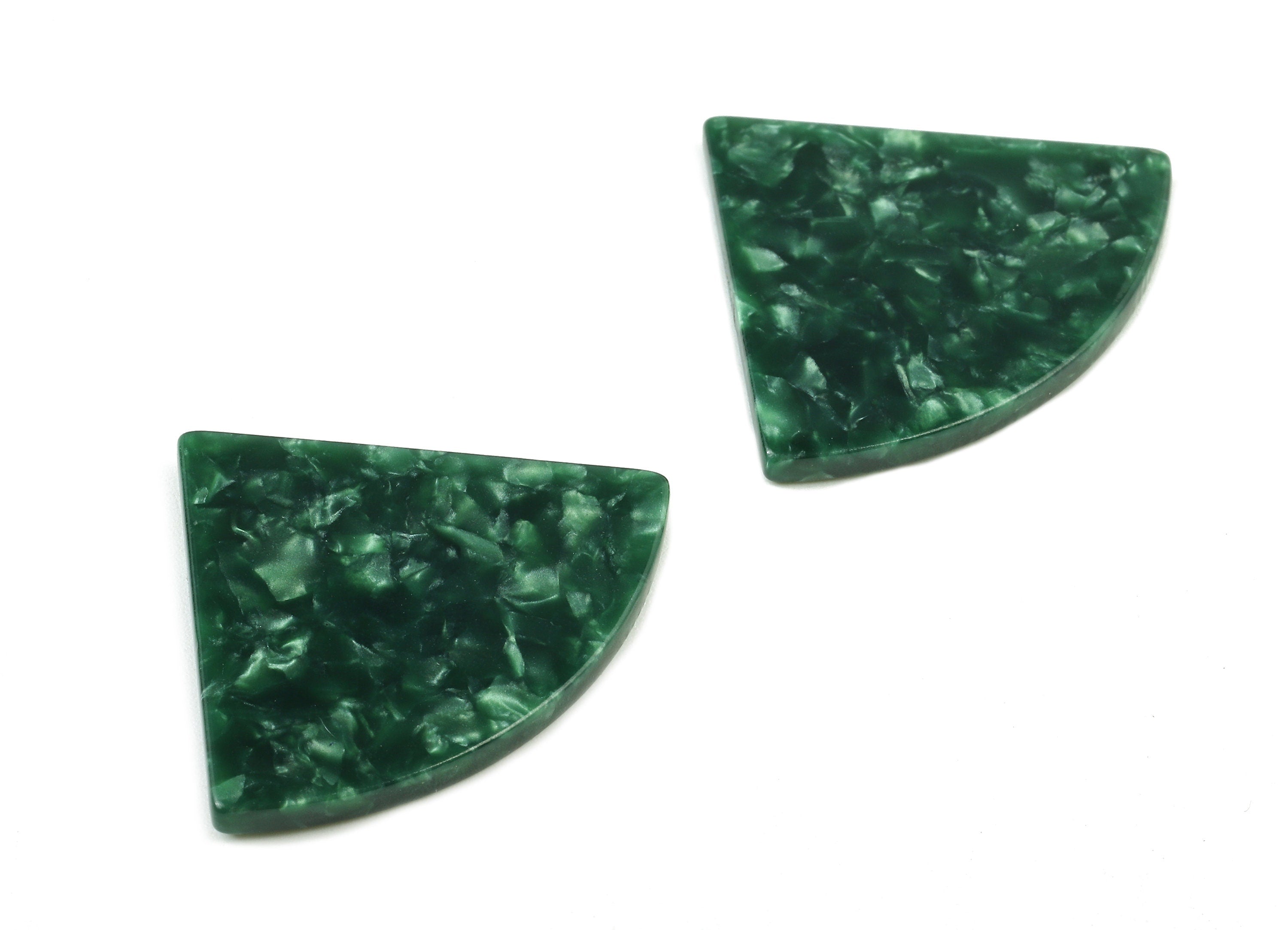 Acetate Pizza Charms - Pizza Earring & Pendant - Earring Findings - No Hole - Color Code: A404 - 34.71x28.41x2.62mm - AC1749-A404 - DOMEDBAZAAR