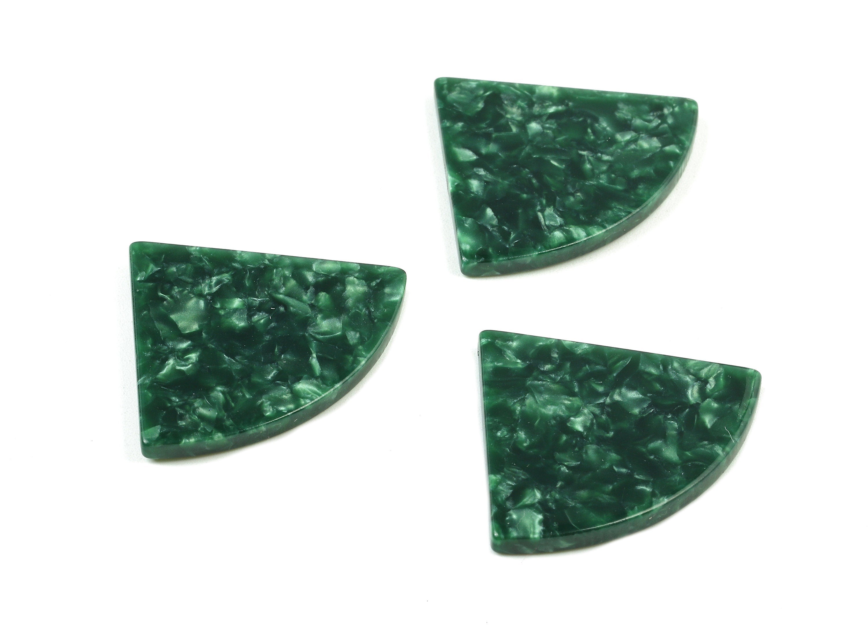 Acetate Pizza Charms - Pizza Earring & Pendant - Earring Findings - No Hole - Color Code: A404 - 34.71x28.41x2.62mm - AC1749-A404 - DOMEDBAZAAR