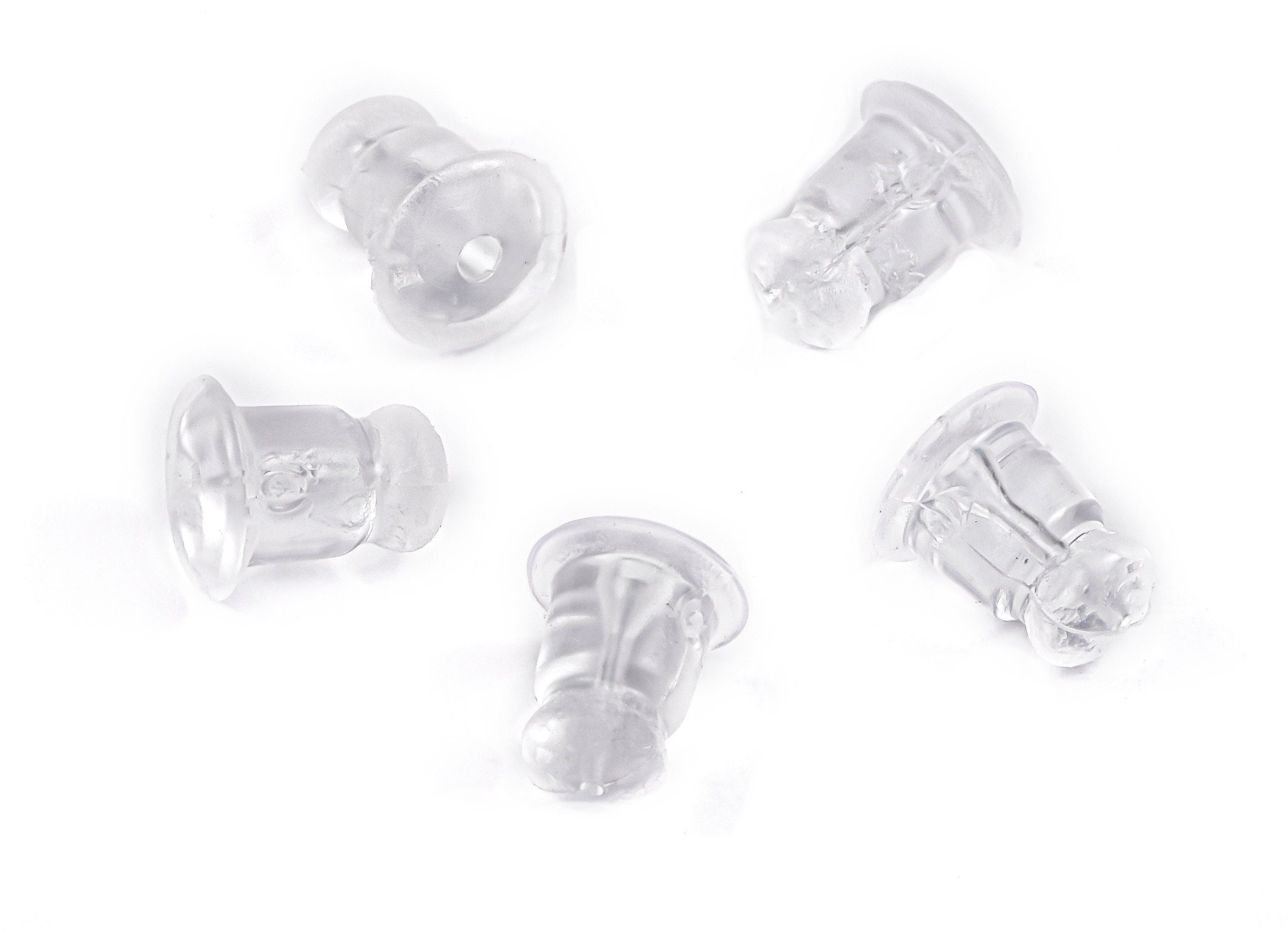 Rubber Earring Stopper Nuts - Rubber Earring Findings - Earring Back - 5.8x5.11mm - ES1005 - DOMEDBAZAAR
