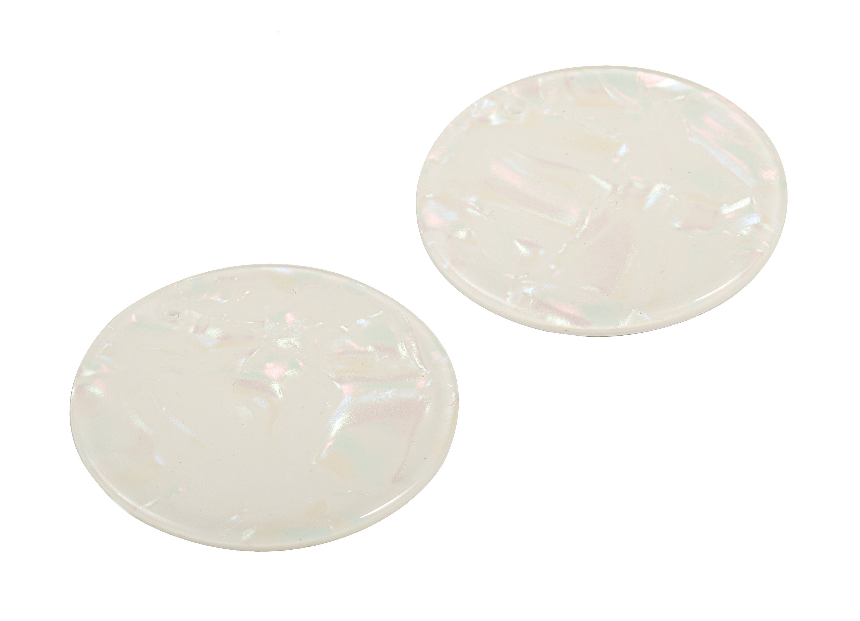 Acetate Round Charms - Coin Earrings and Pendant - Earring Findings - Jewelry Supplys - Color Code: A390 - 35x35x2.11mm - AC1135-A390 - DOMEDBAZAAR